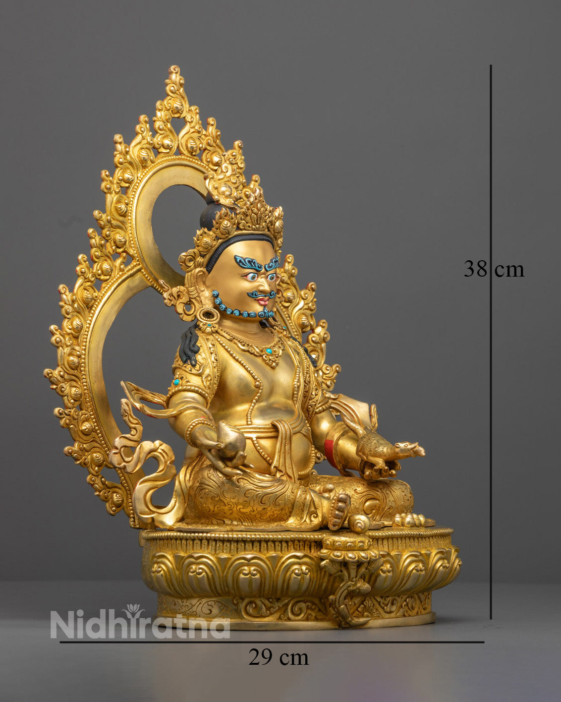 Sacred Dzambhala Wealth Deity Statue
