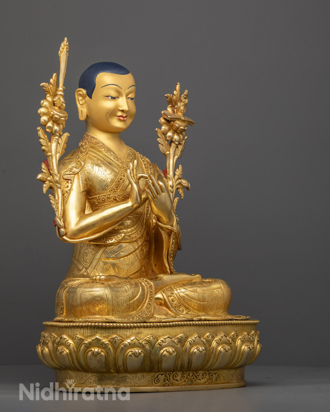 Tsongkhapa Set Statue | Himalayan Buddhist Sculpture