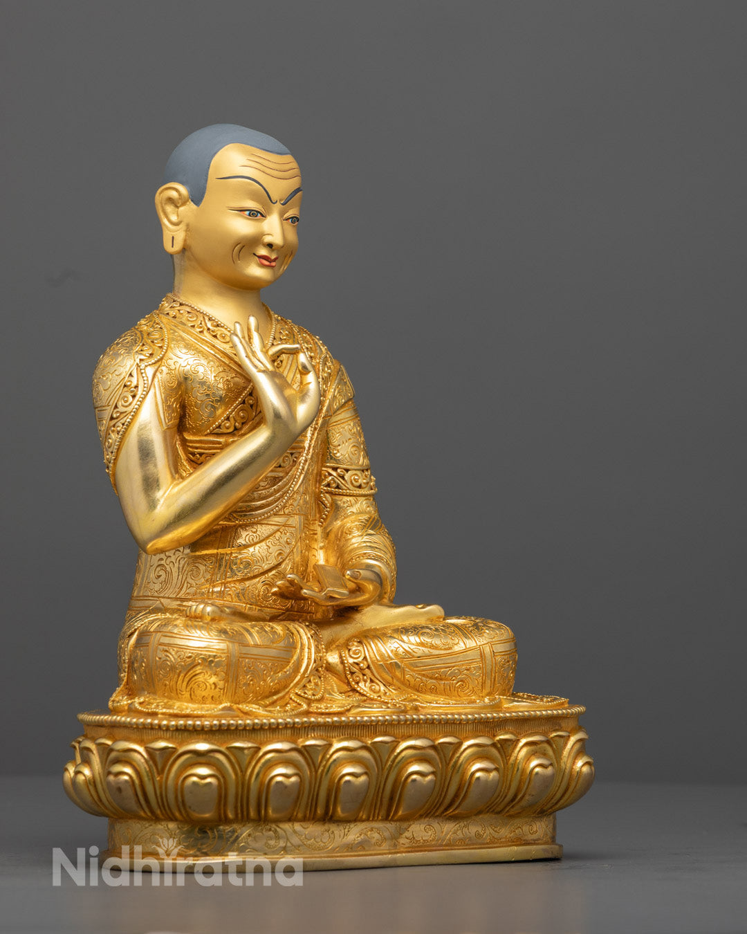 Tsongkhapa Set Statue | Himalayan Buddhist Sculpture