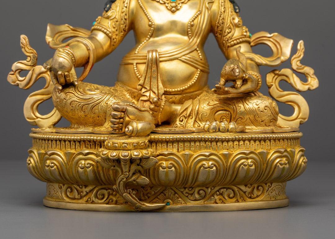 Sacred Dzambhala Wealth Deity Statue