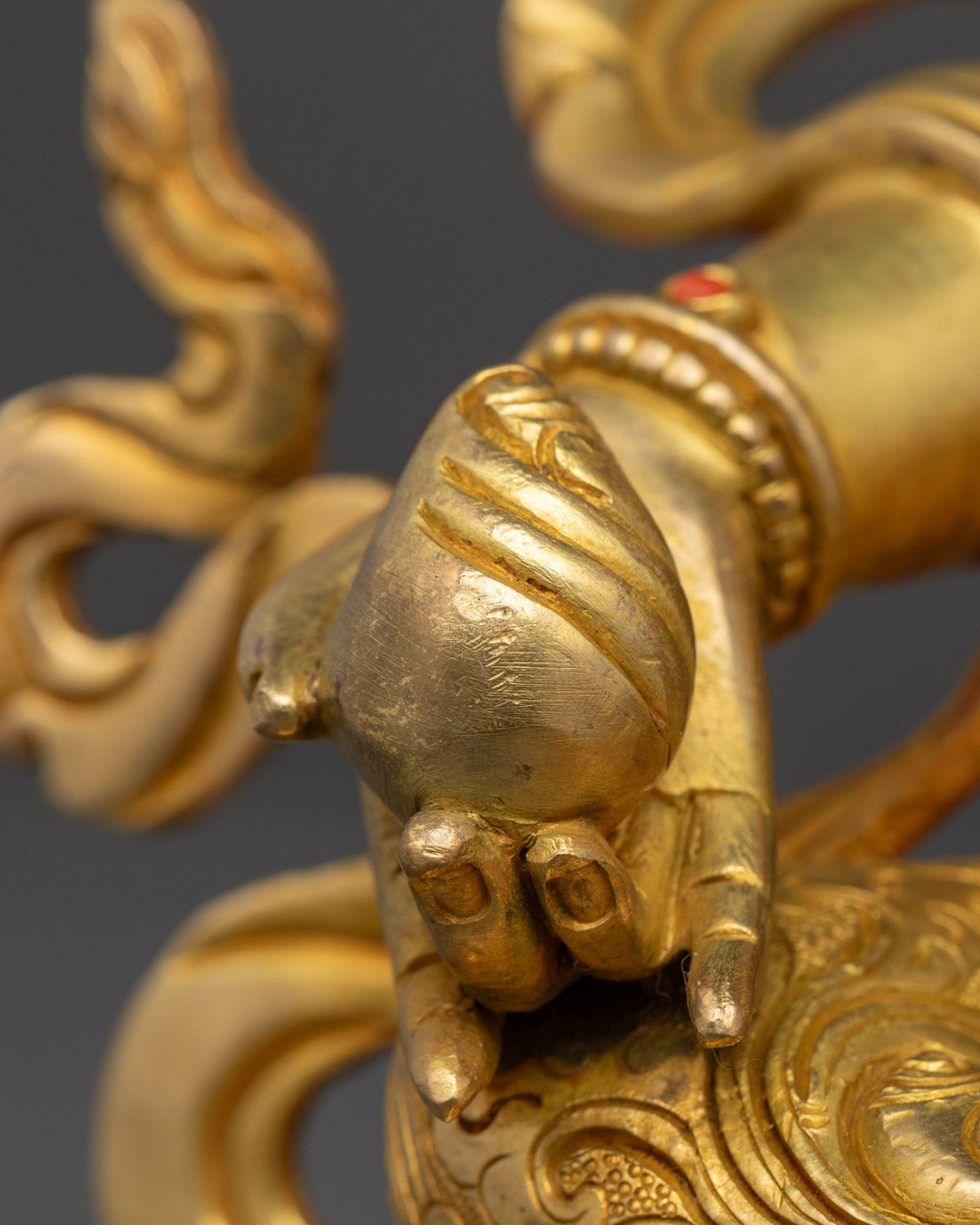 Sacred Dzambhala Wealth Deity Statue