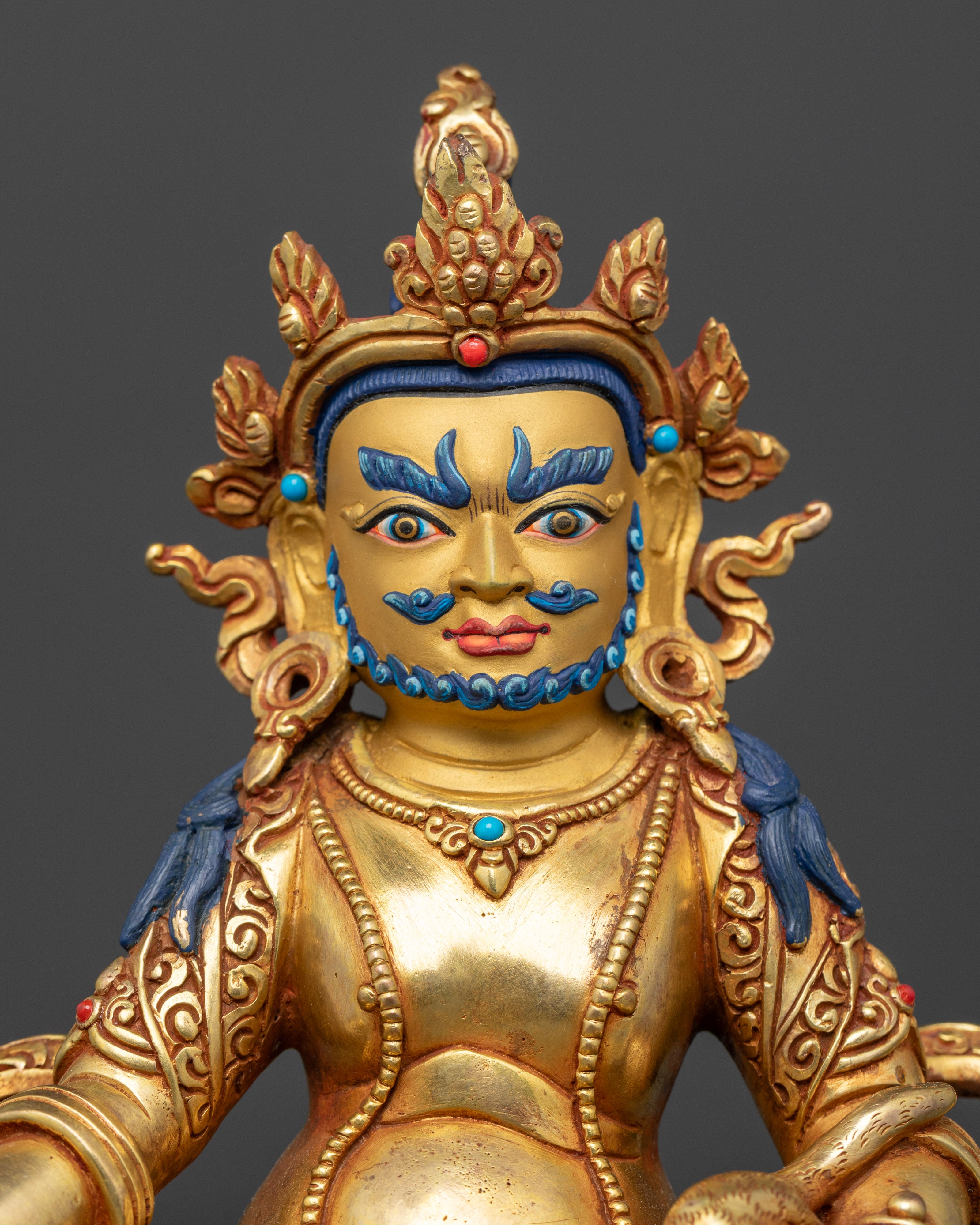 Symbolic Dzambhala Sculpture | Enhance Your Sacred Space