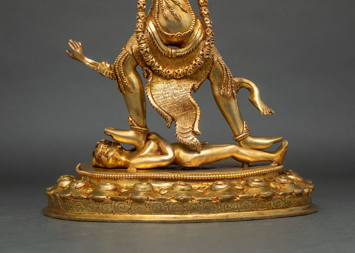 Authentic Ekajati Copper Statue – One-Eyed Tantric Protectress