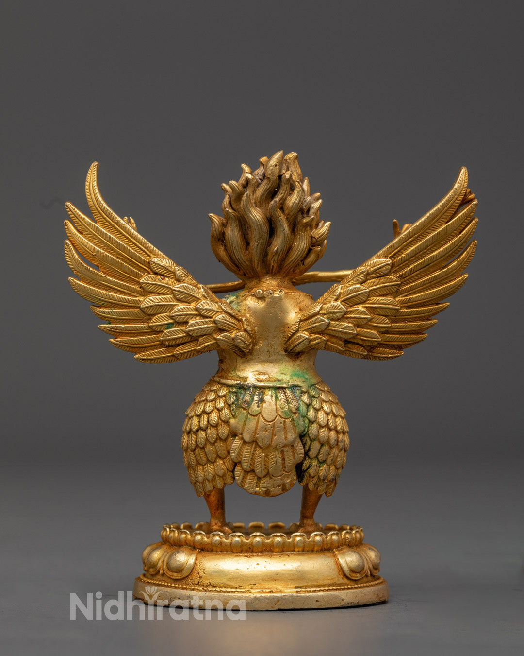 Elegant Garuda Statue, sacred bird deity and mount of Lord Vishnu, perfect for spiritual decor