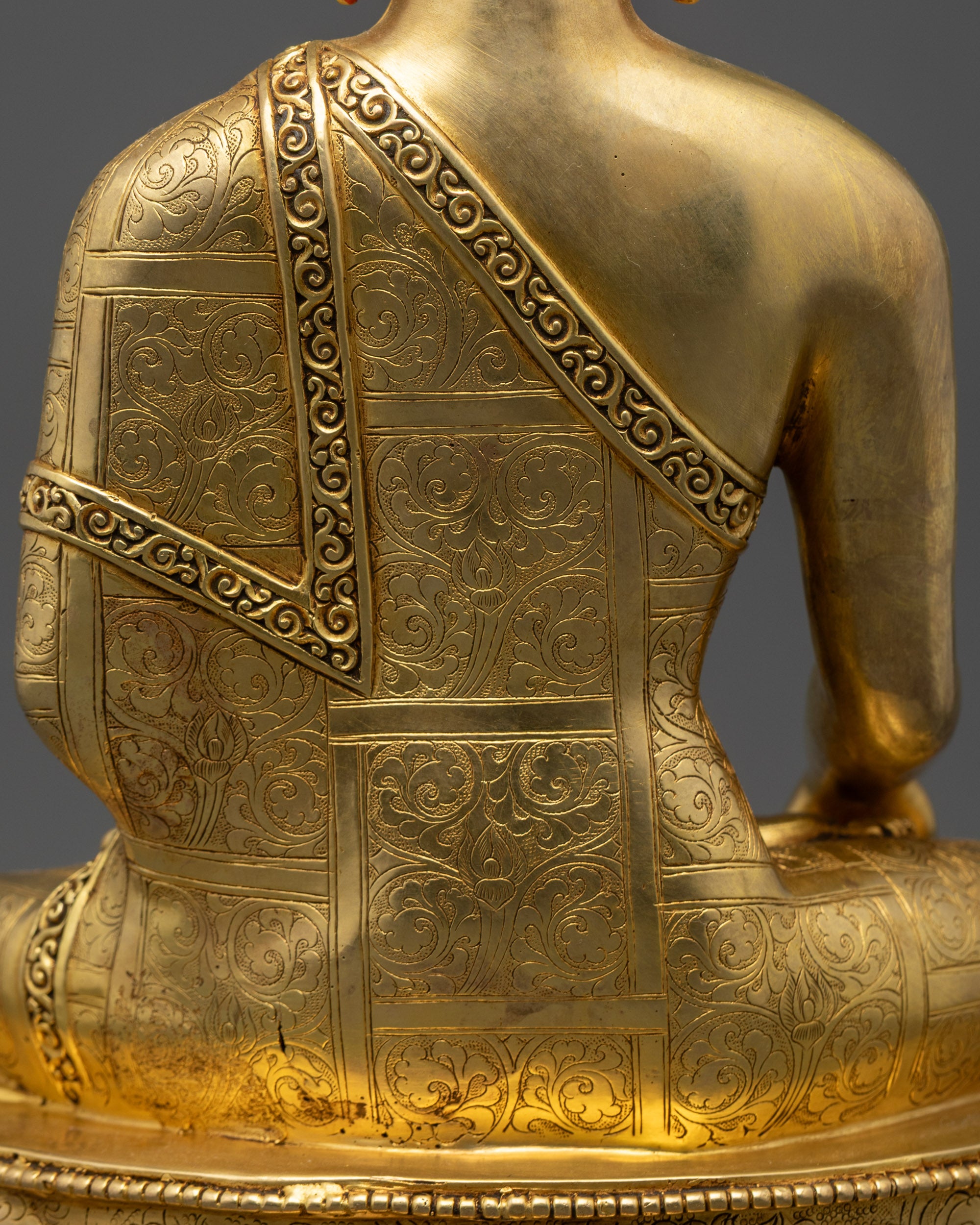 11" Mediating Shakyamuni Buddha Statue | Traditional Himalayan Artistry