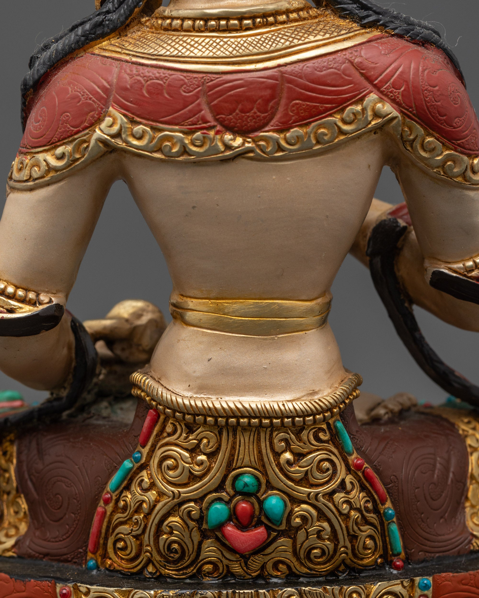 Purification Deity Vajrasattva Statue | Coloured Traditional Artwork
