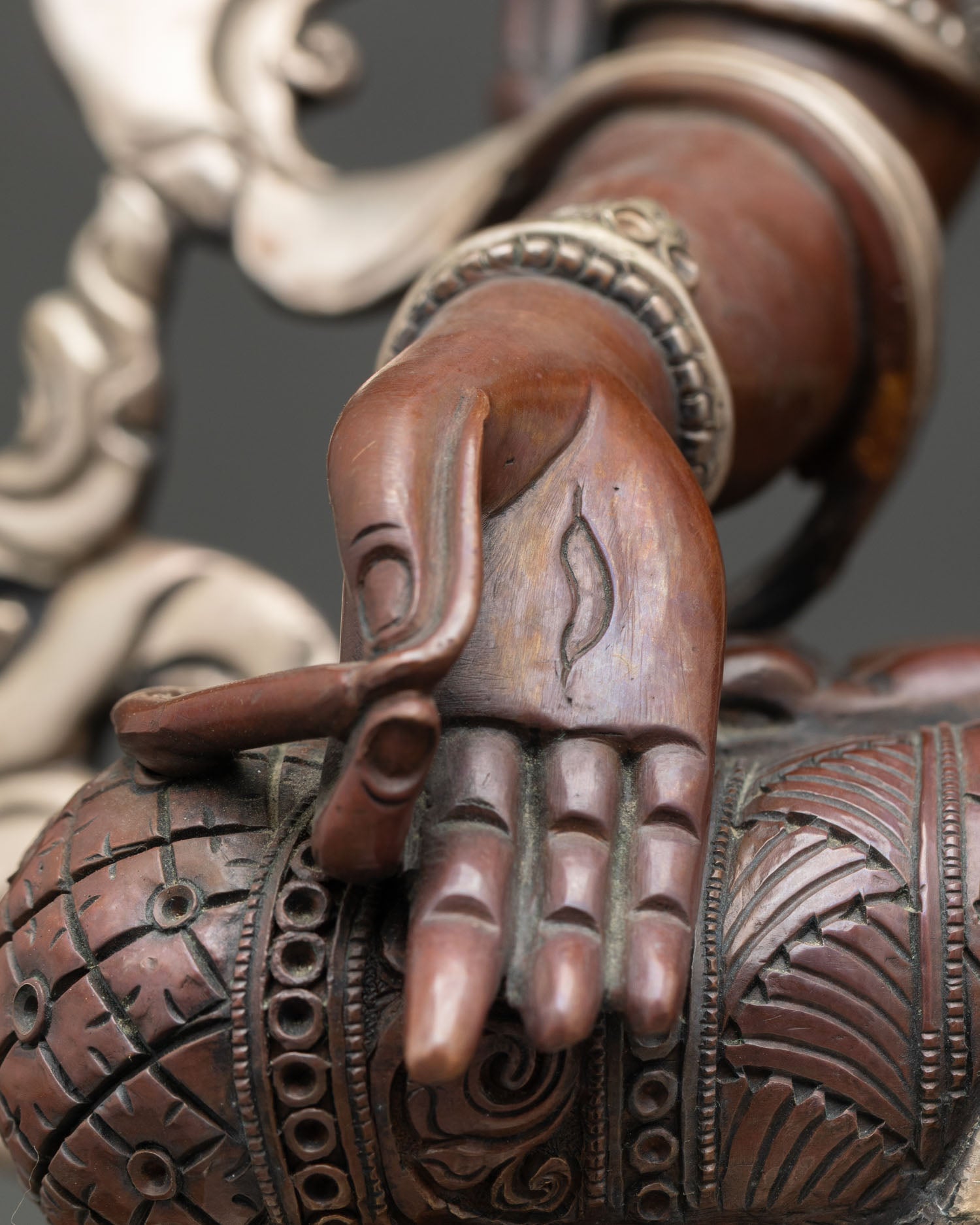 White Tara Statue – Handmade Copper Art from Nepal