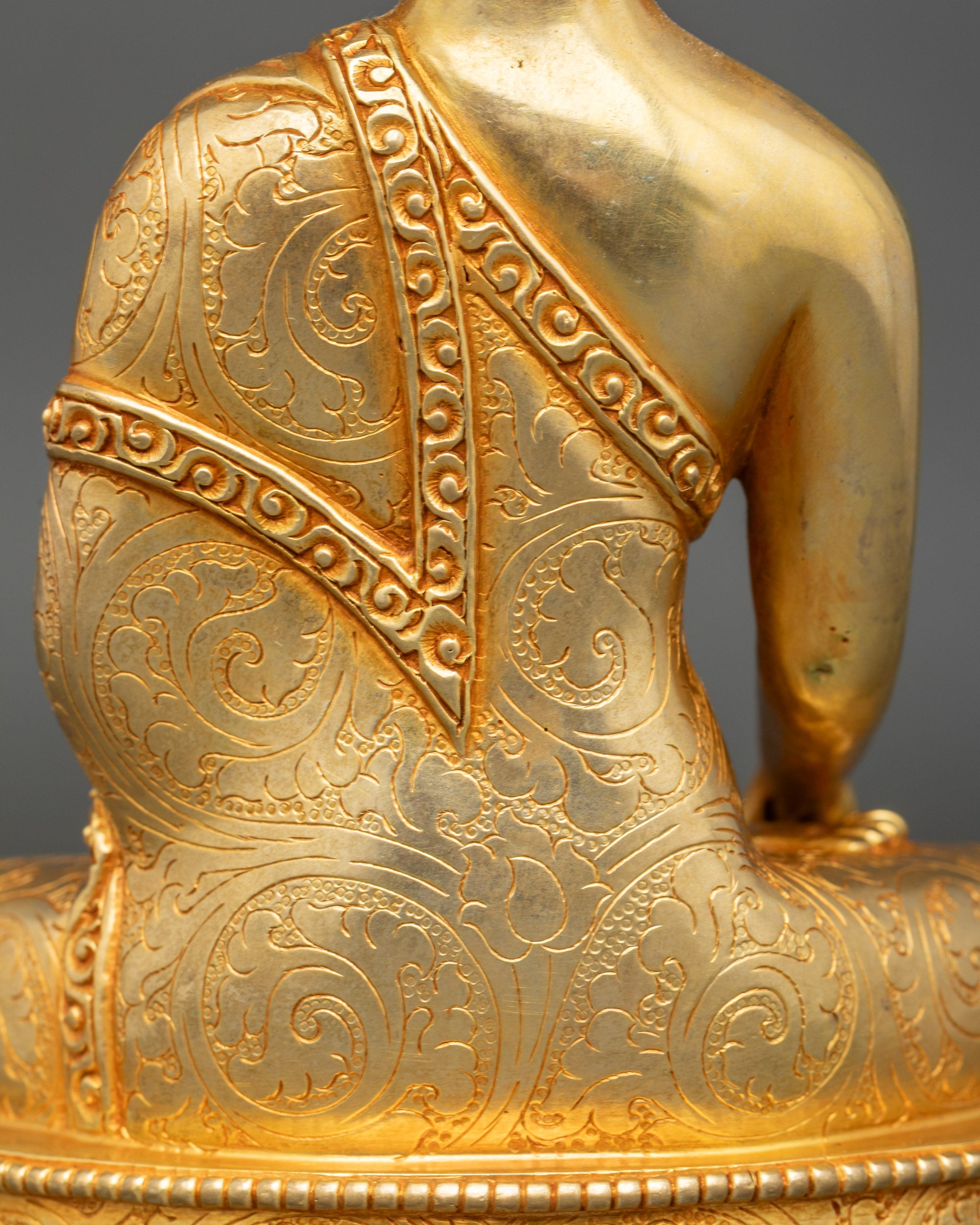 Buddha Statue | Nepalese Copper Sculpture for Meditation