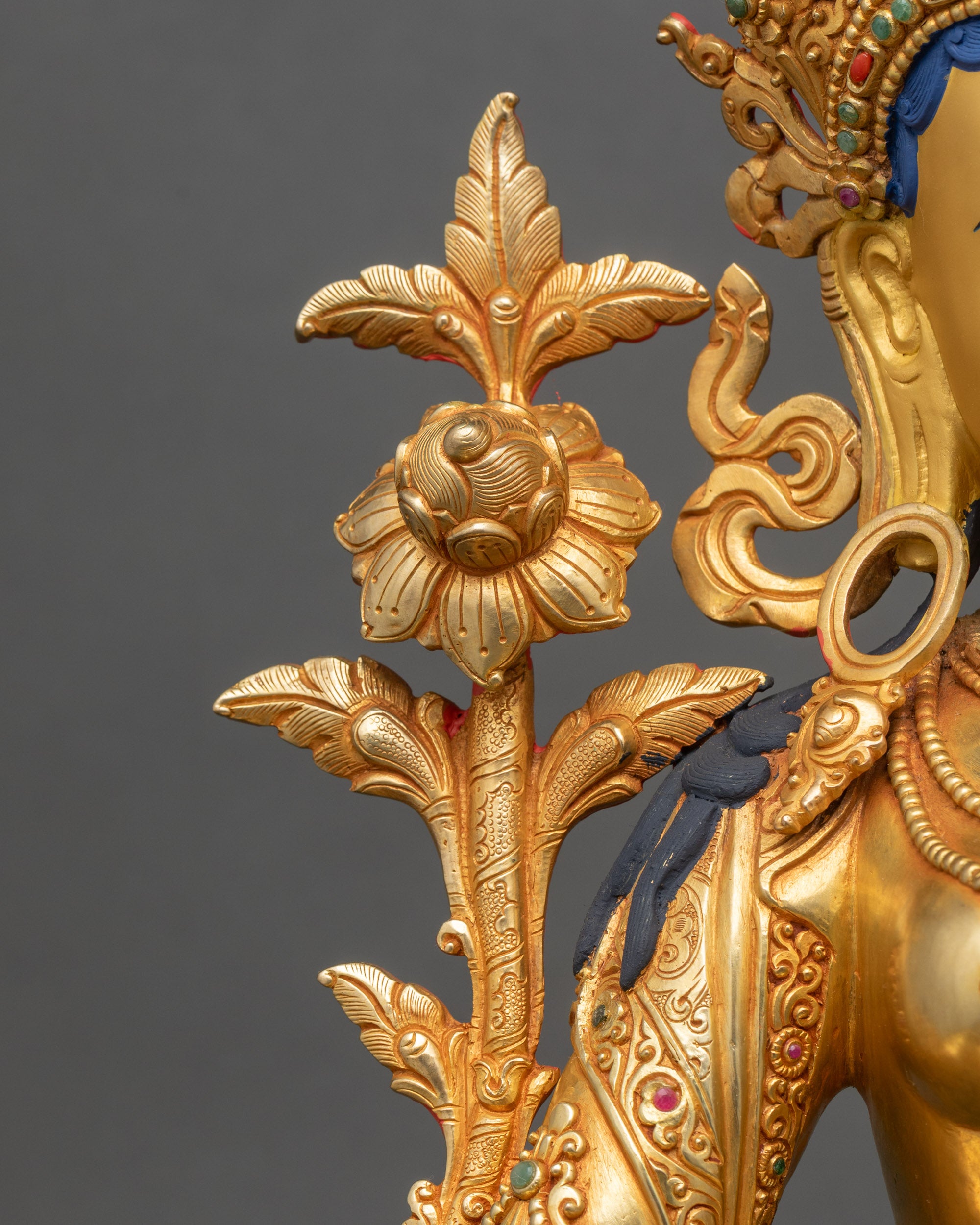 Green Tara Statue for Home Altar | Buddhist Compassionate Goddess