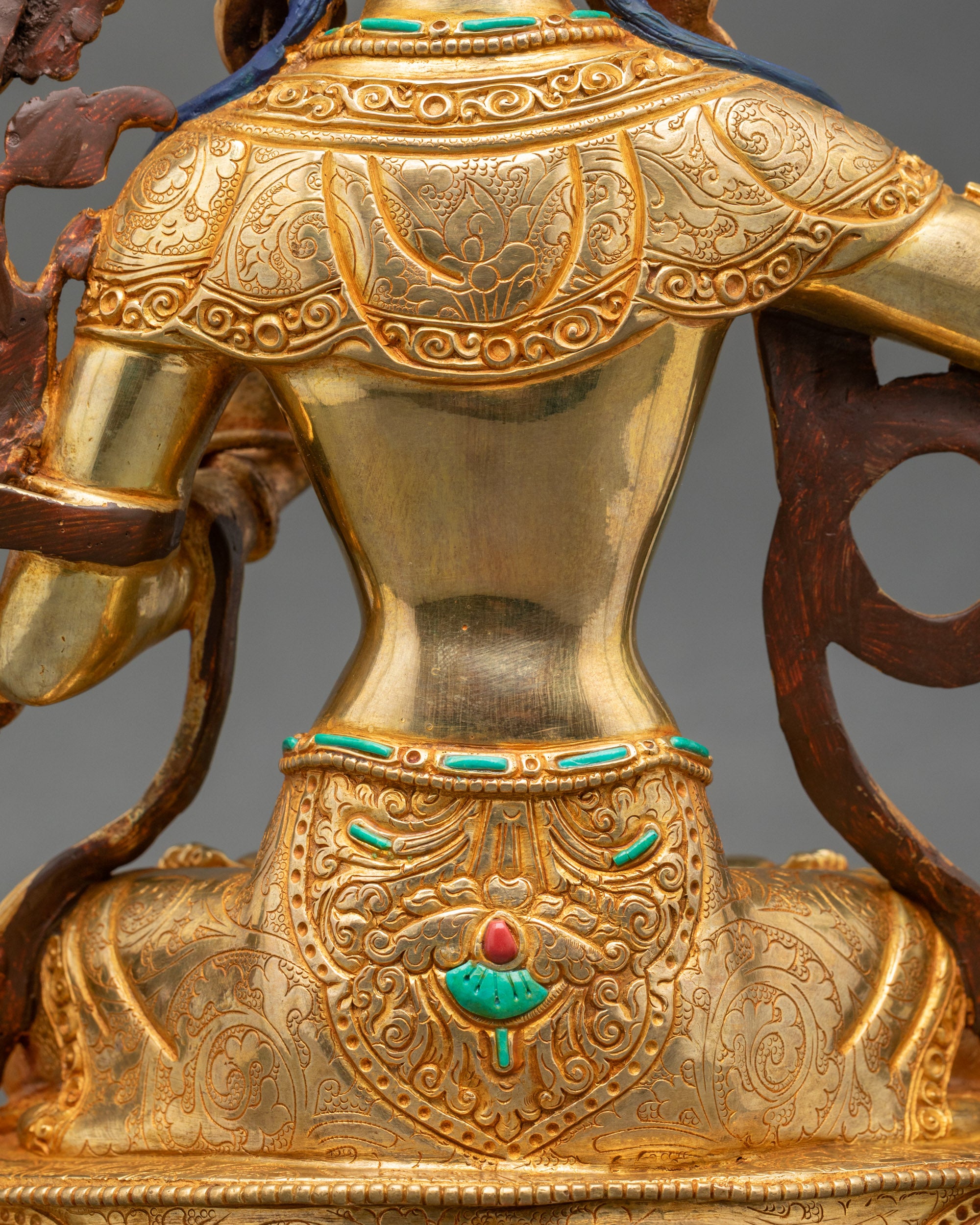 Tibetan Goddess Manjushri Sculpture - The Lord of Divine Knowledge