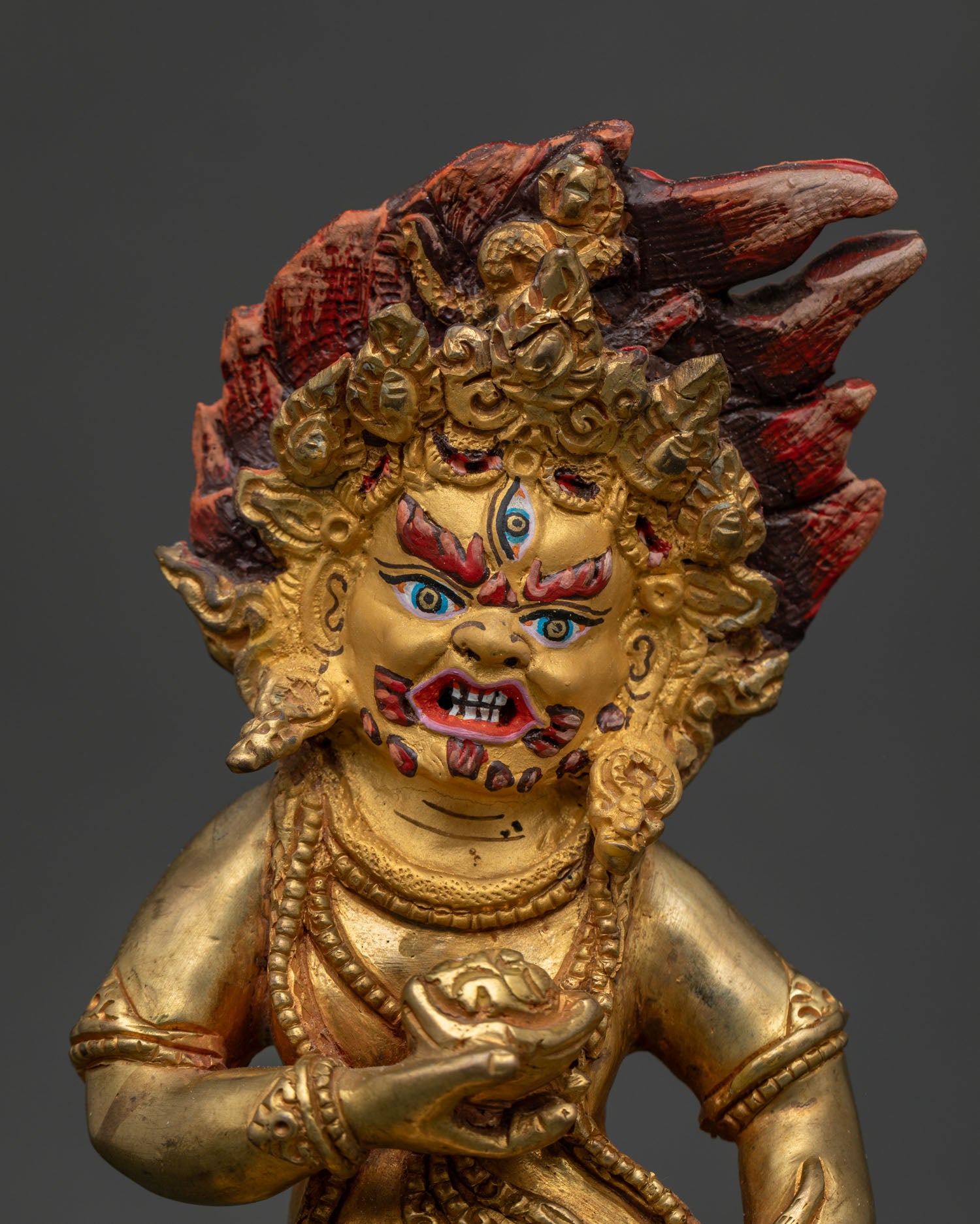 Black Dzambhala Statue