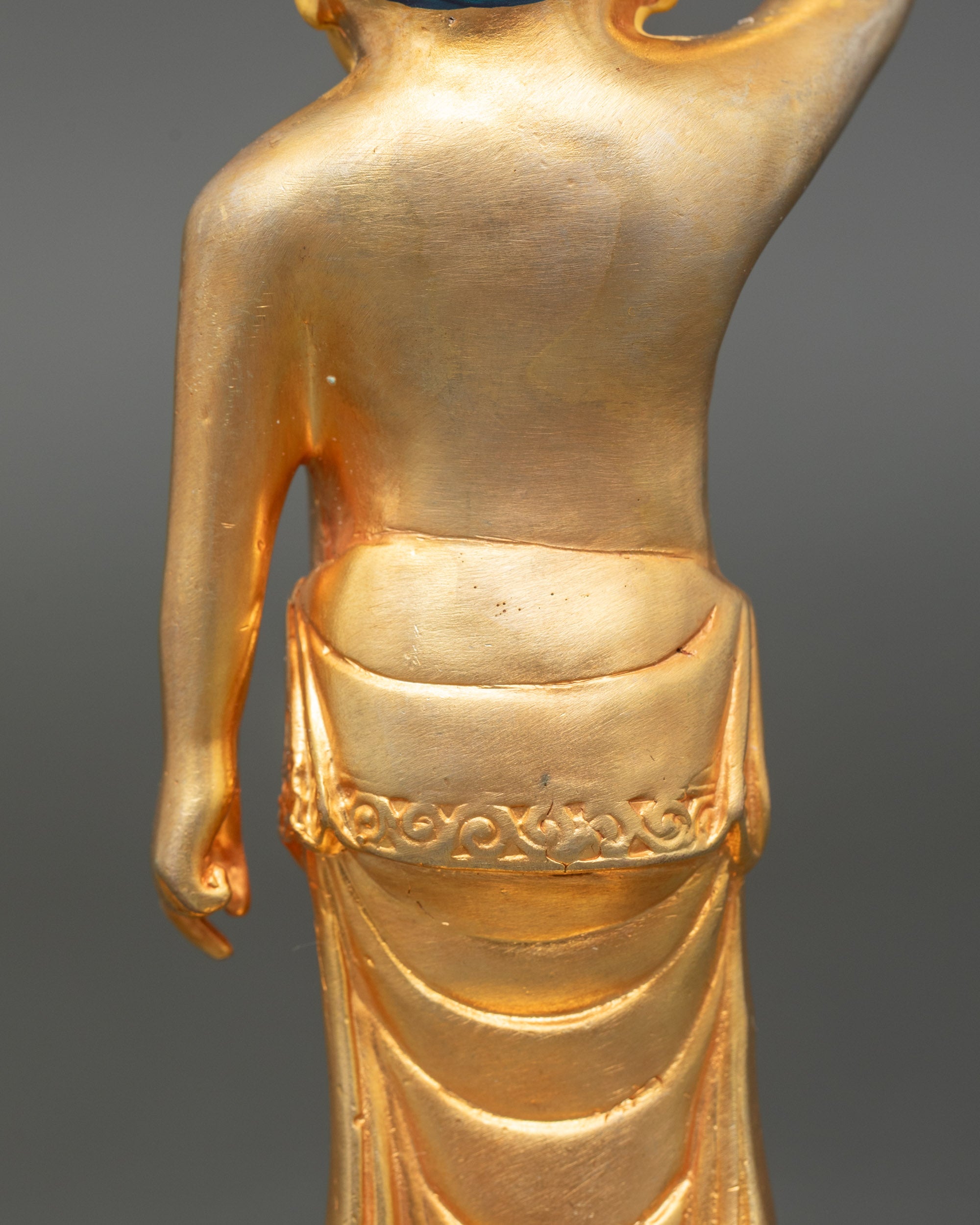 Handmade Little Buddha Figurine - Symbol of Peaceful Blessing