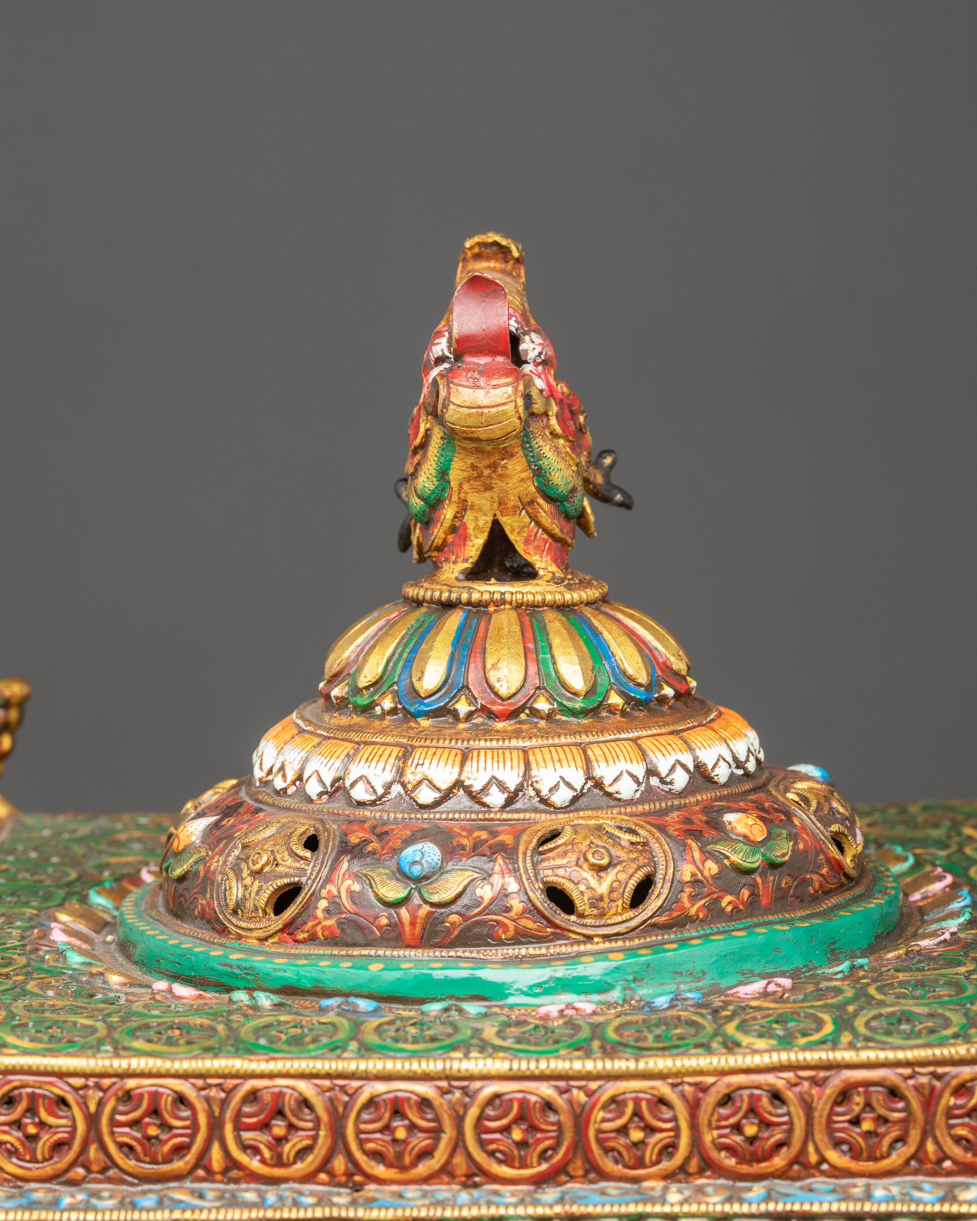 Himalayan Copper Incense Burner for Sacred Tranquility