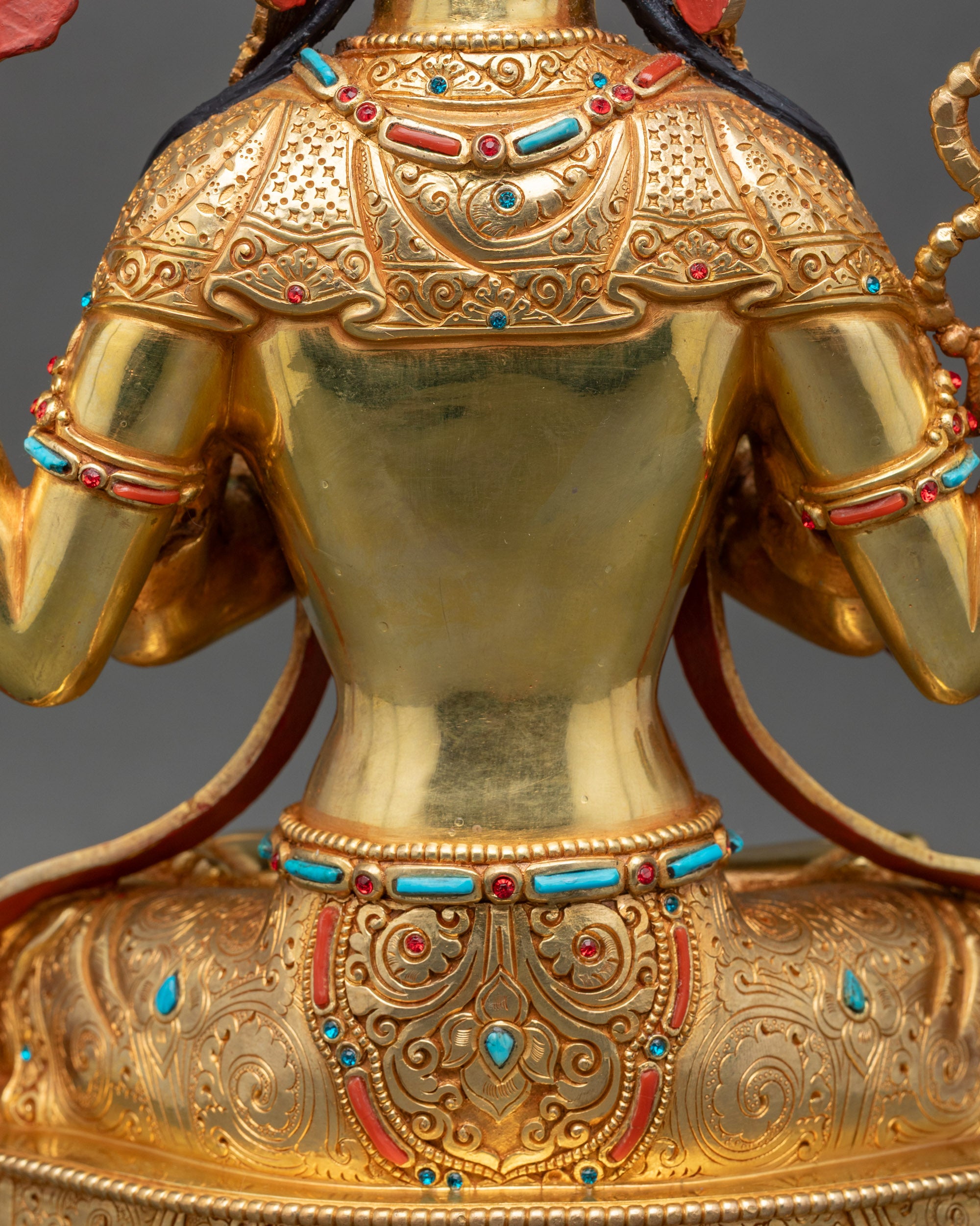 Four-Armed Chenrezig Sculpture | Compassionate Bodhisattva Statue