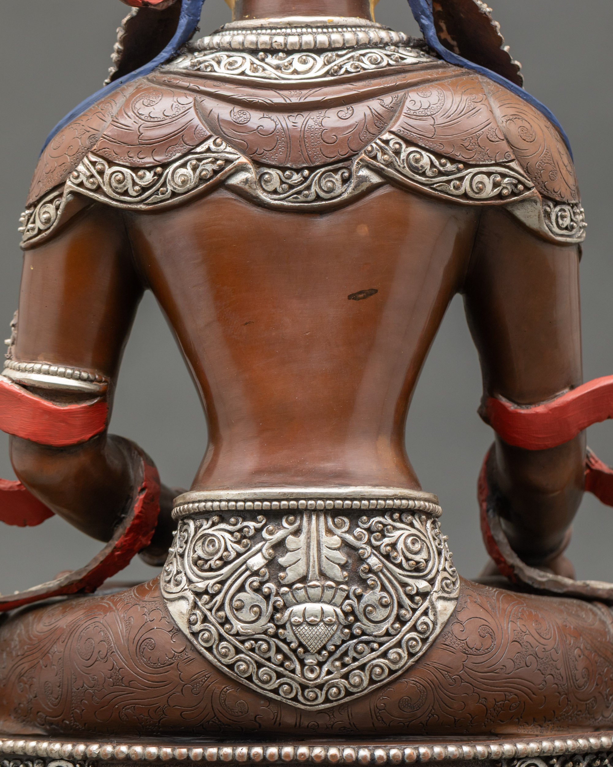 Oxidized Kshitigarbha Statue | Enlightenment Through Art and Faith