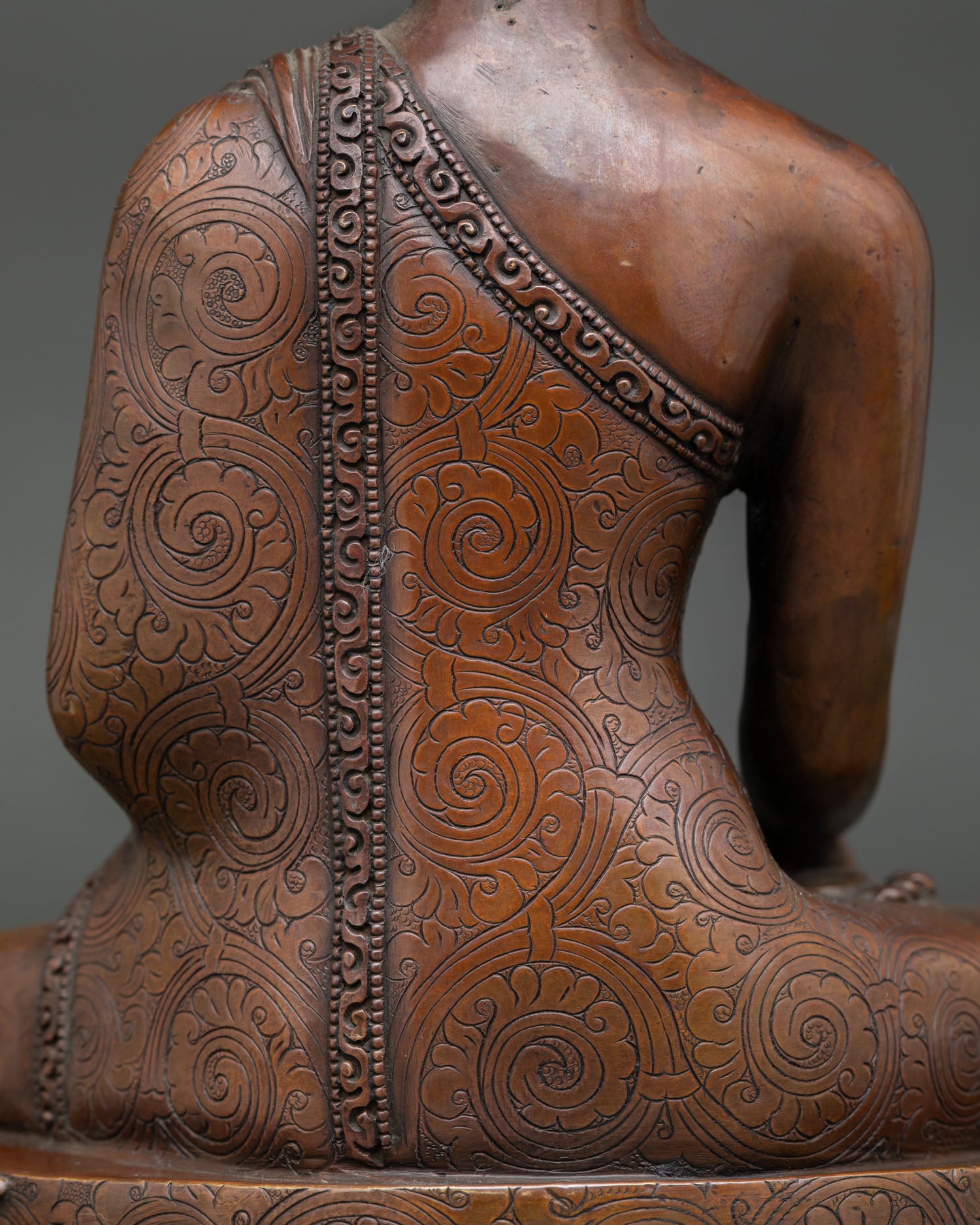 Copper Shakyamuni Buddha Statue | Authentic Nepalese Artwork