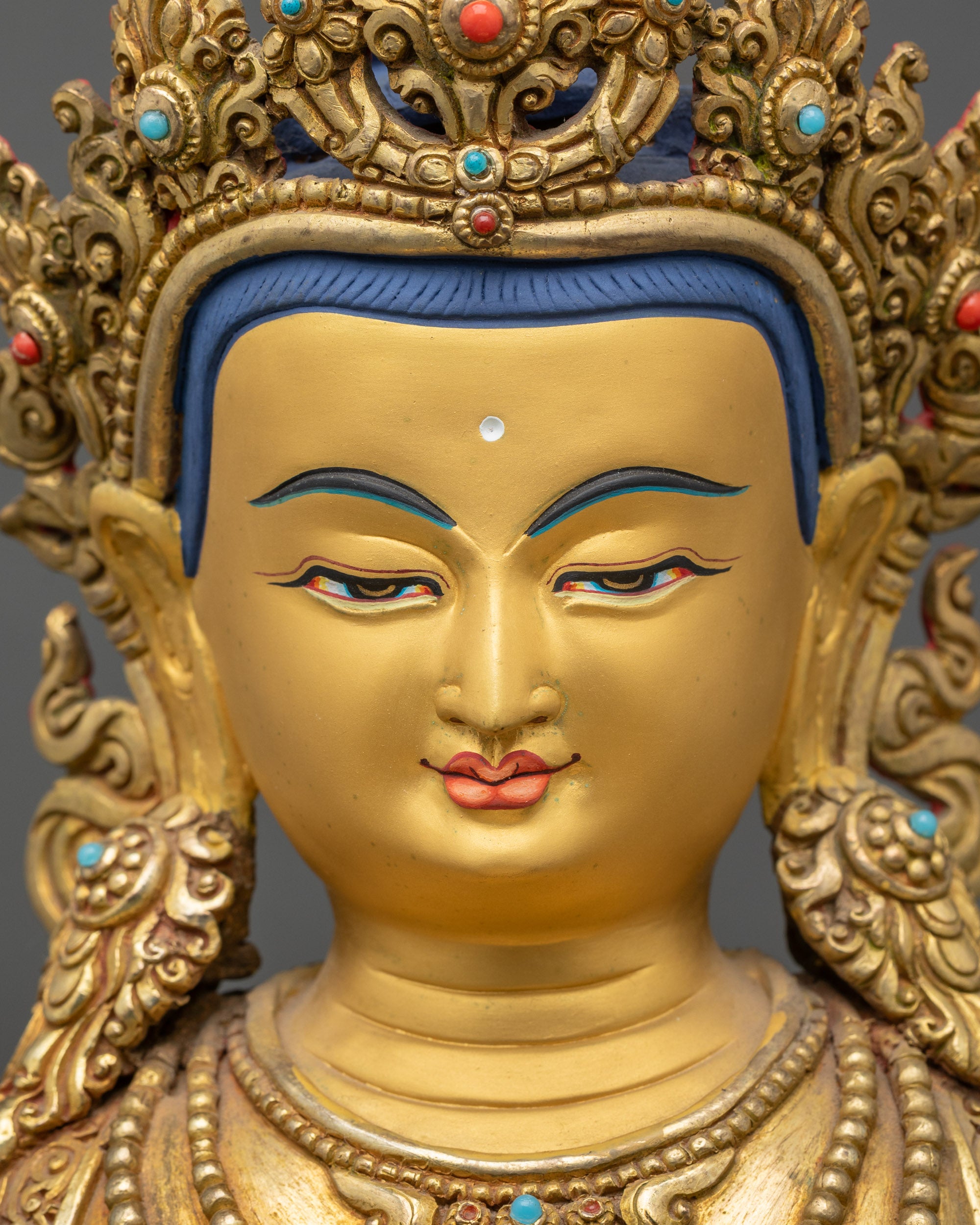 Kshitigarbha Statue | Himalayan Vow-Bearing Bodhisattva Artwork