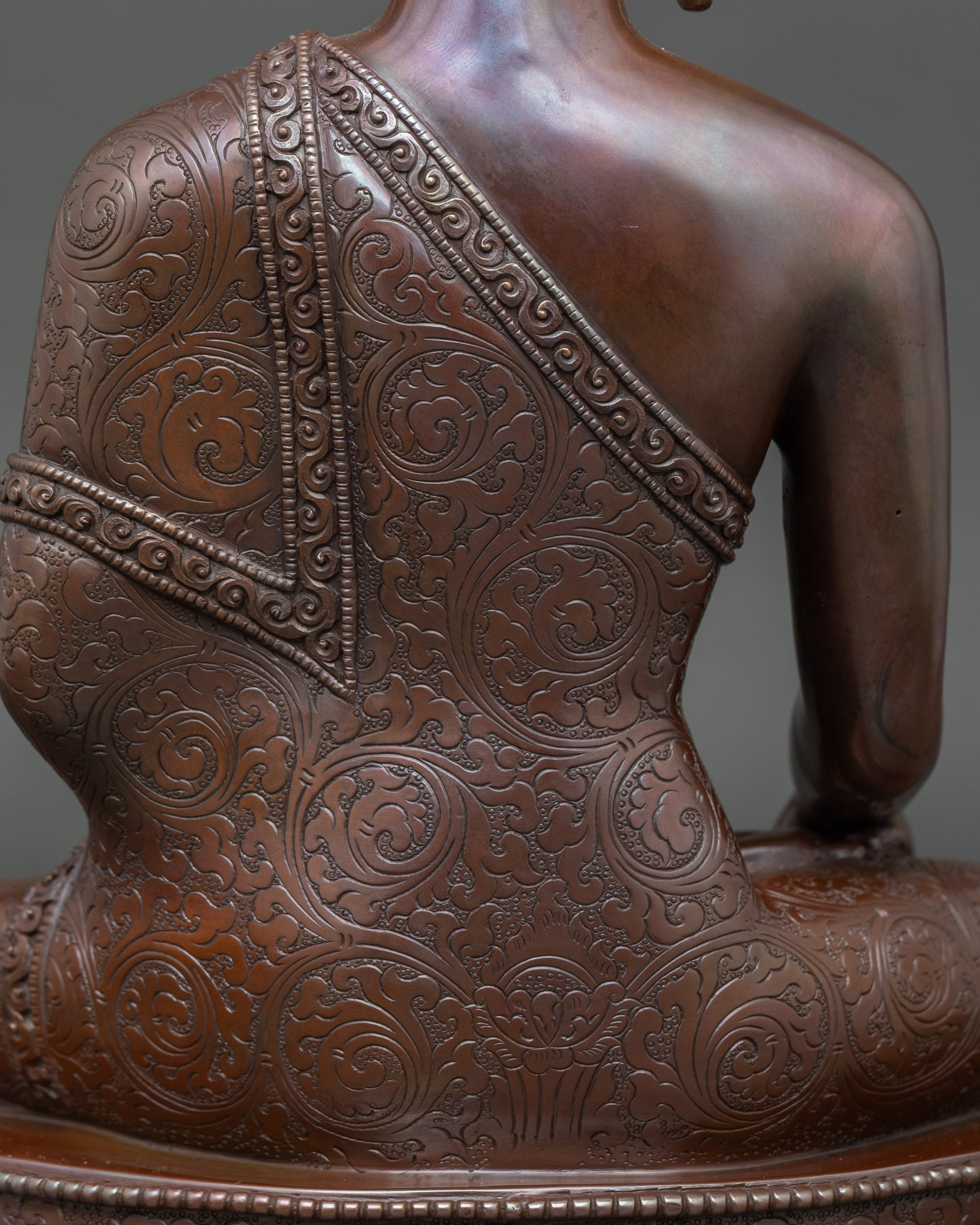 Handcrafted Three Buddha Statue Set for Home Altar | Nepalese Buddhist Art