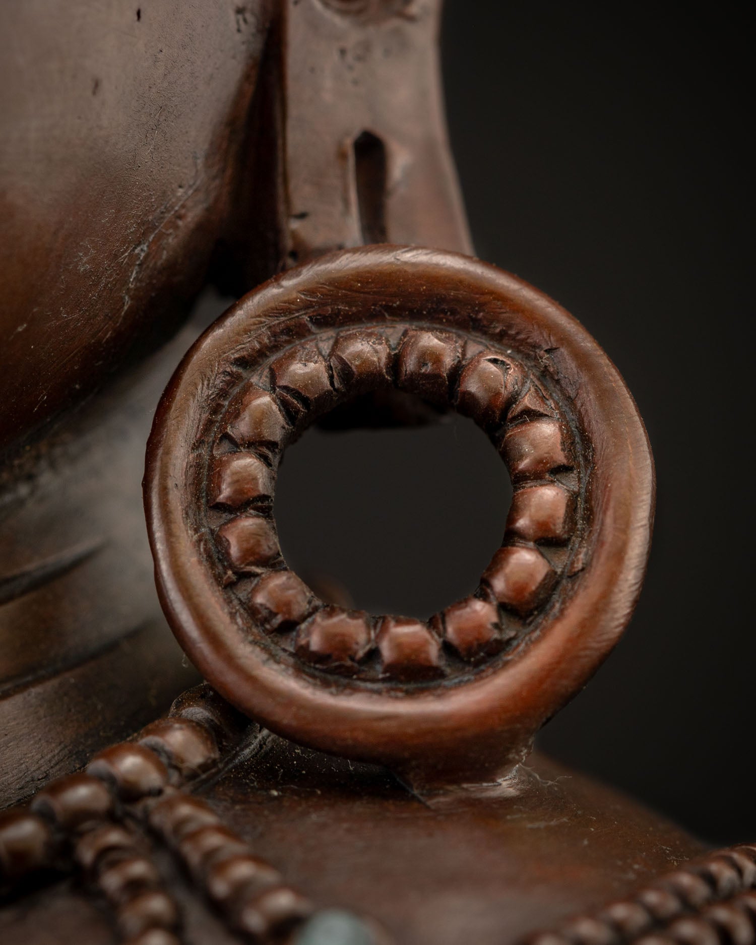 Mahasiddha Virupa Statue – Oxidized Copper Enlightened Yogi Sculpture
