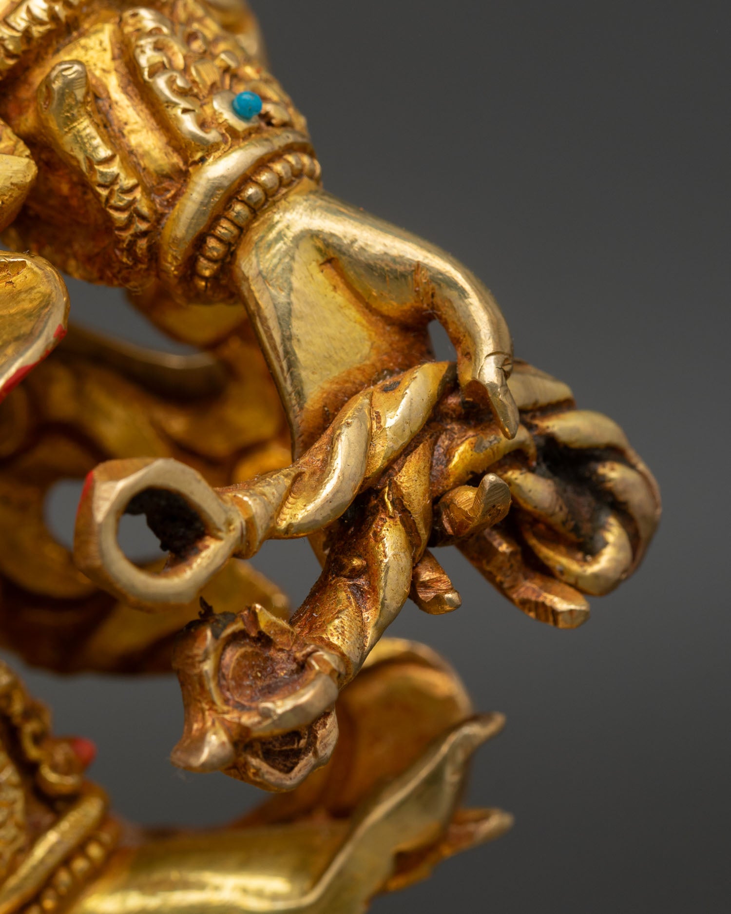 Six-Armed Mahakala Statue | Handicrafted Nepalese Sculpture