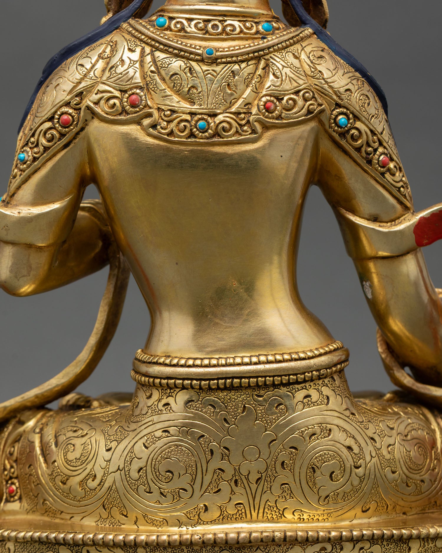 Dukar Statue | 24K Gold Fire-Gilded Copper Art from Nepal