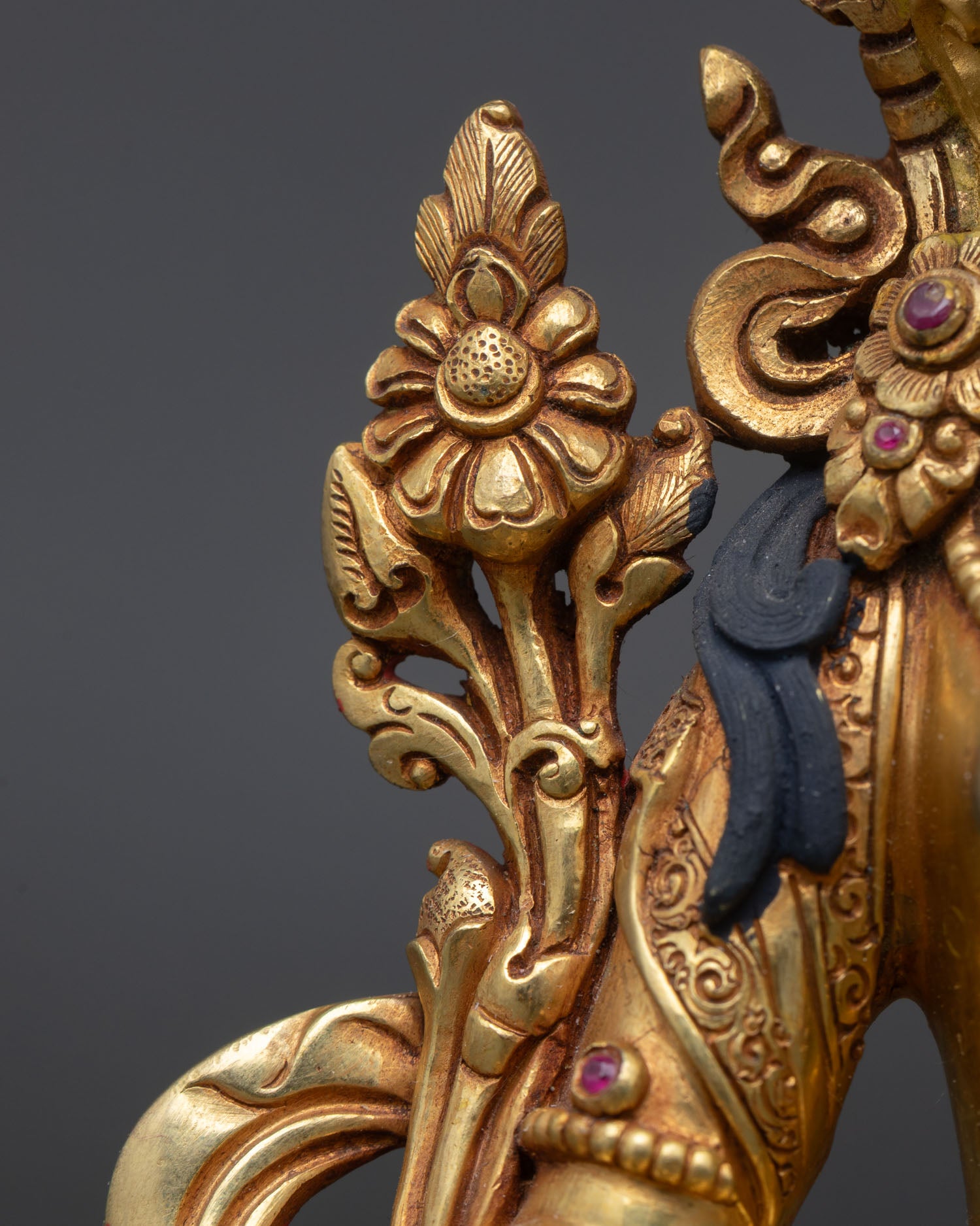 Holy Green Tara Statue | Artisan Crafted Buddhist Sculpture