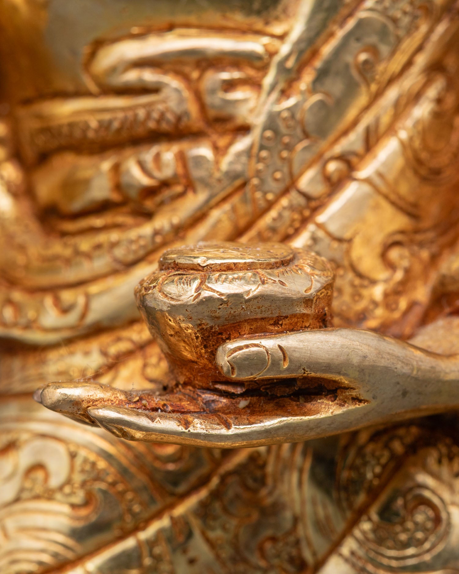 Buddha Two Disciples | Nepalese Handmade Sacred Sculpture