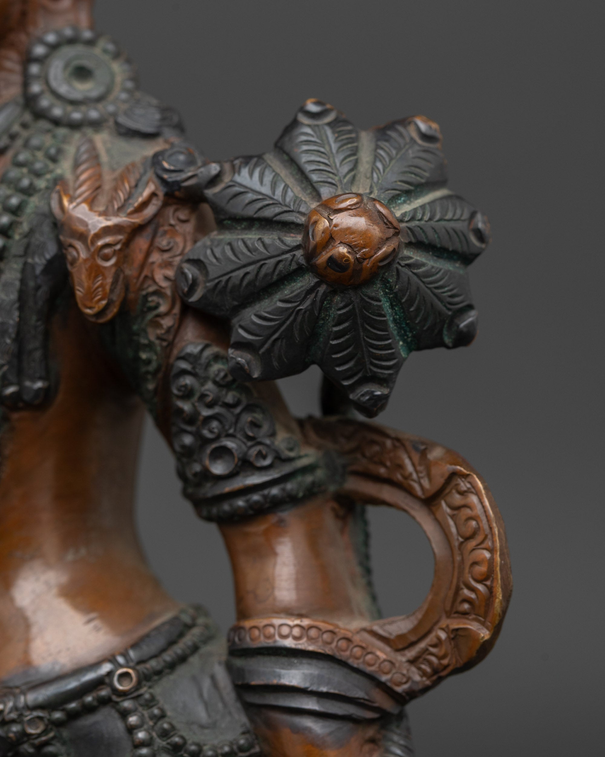 Sacred Chenrezig Statue in Standing Posture | Handcrafted Himalayan Art