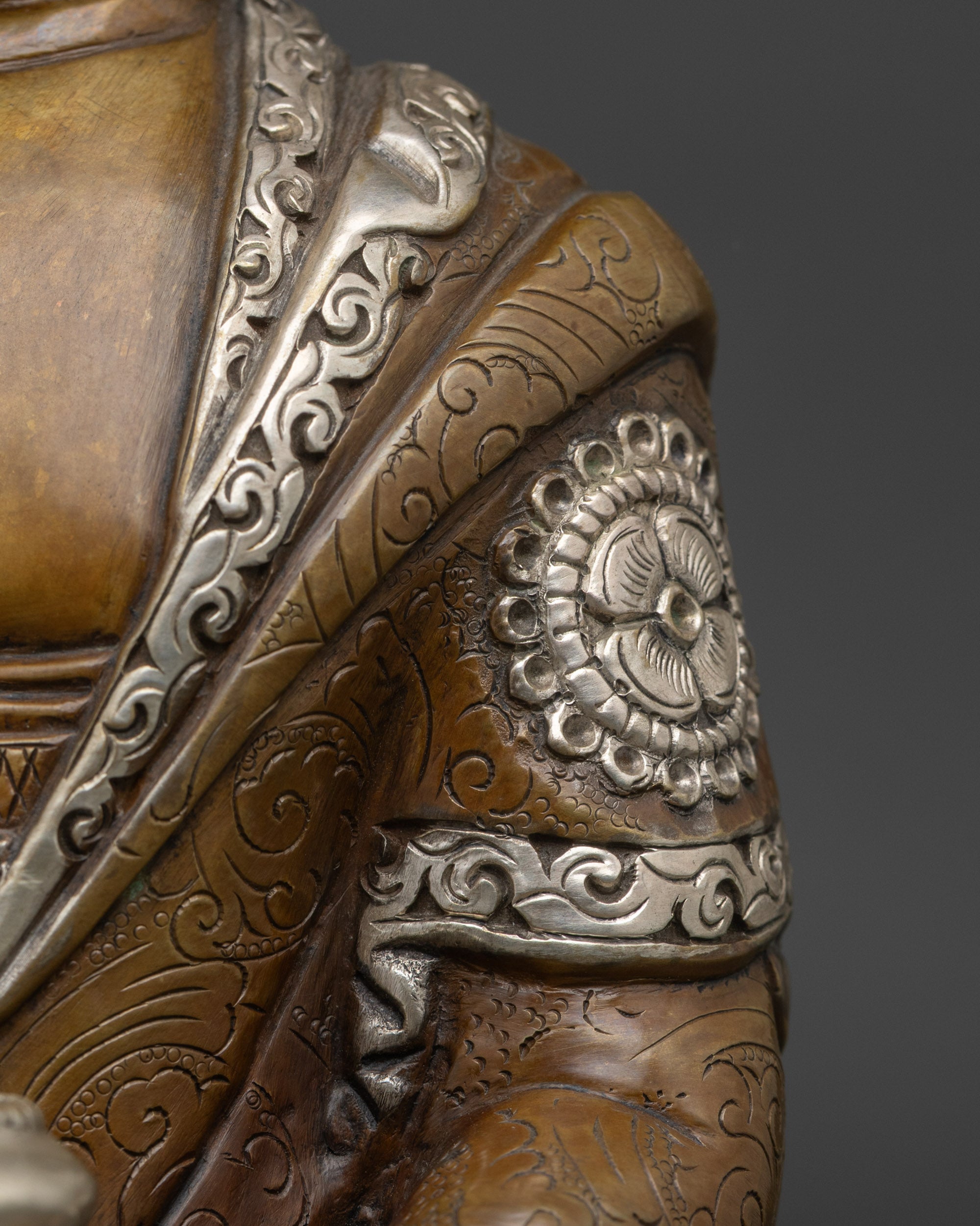 Traditional Amitabha Buddha Statue Handmade in Nepal | Sacred Buddha Statue