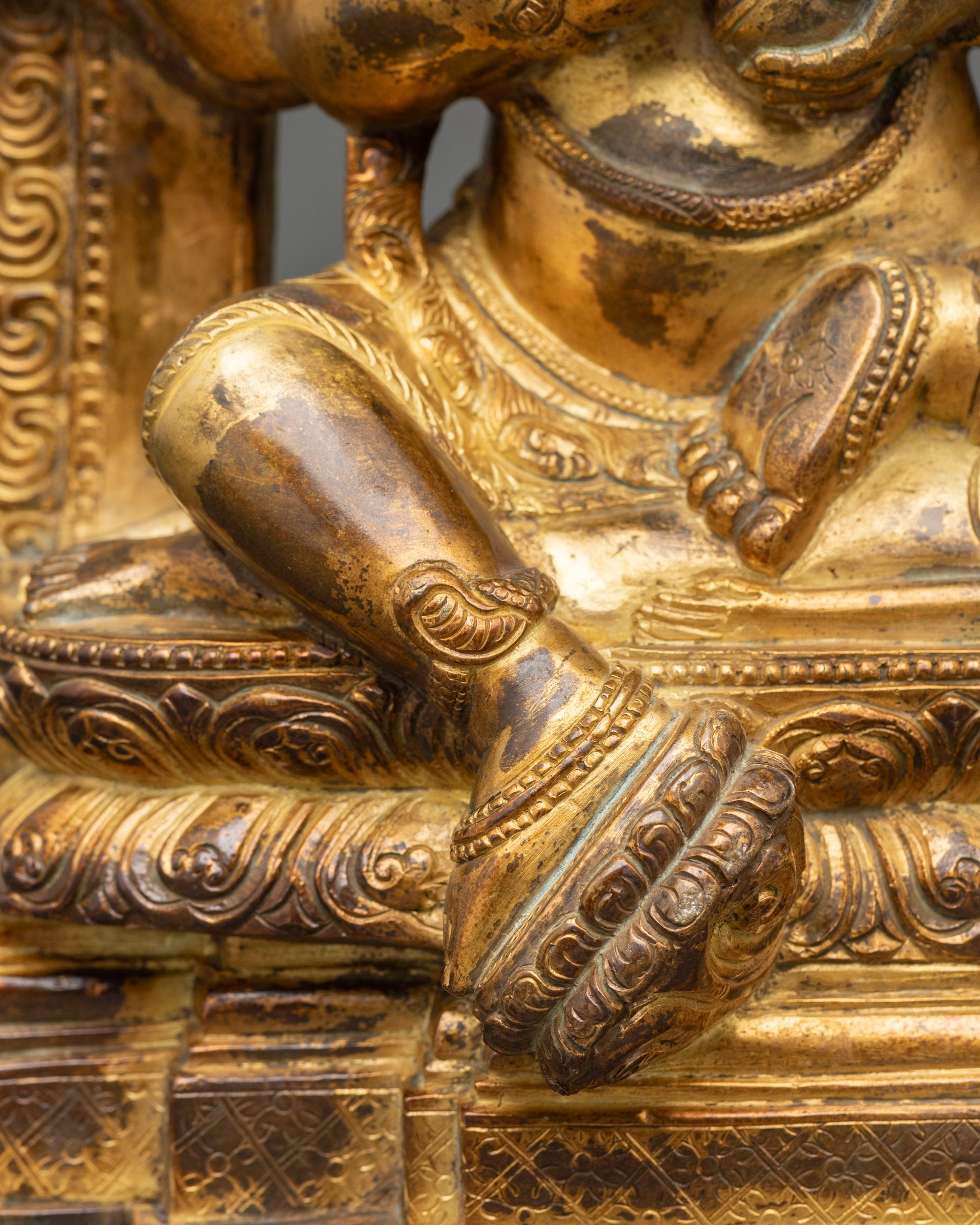 Four Armed Mahakala Statue | Antique Style Decor