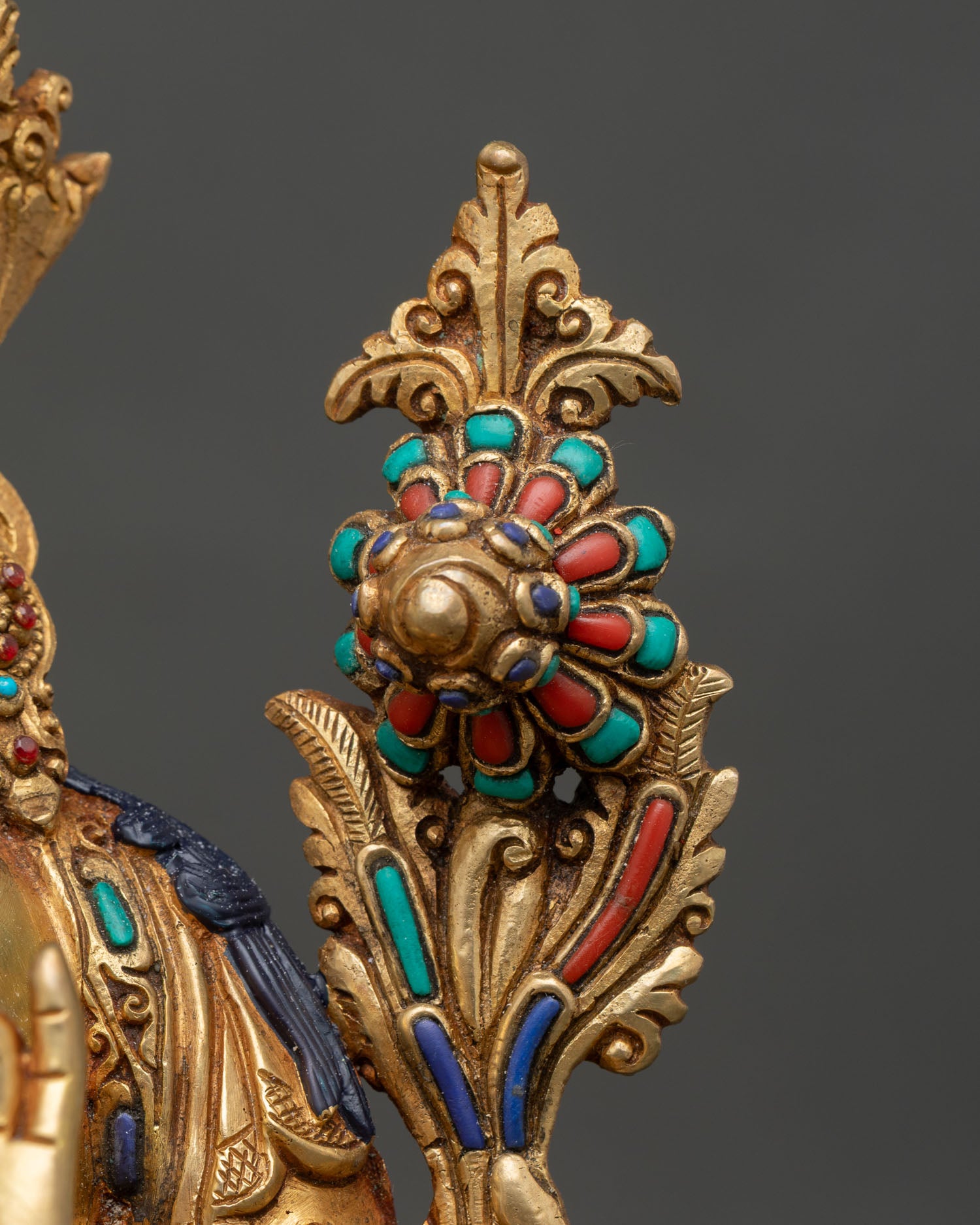 Handmade Drolma Karmo Sculpture | Enlightened Mother Tara Statue