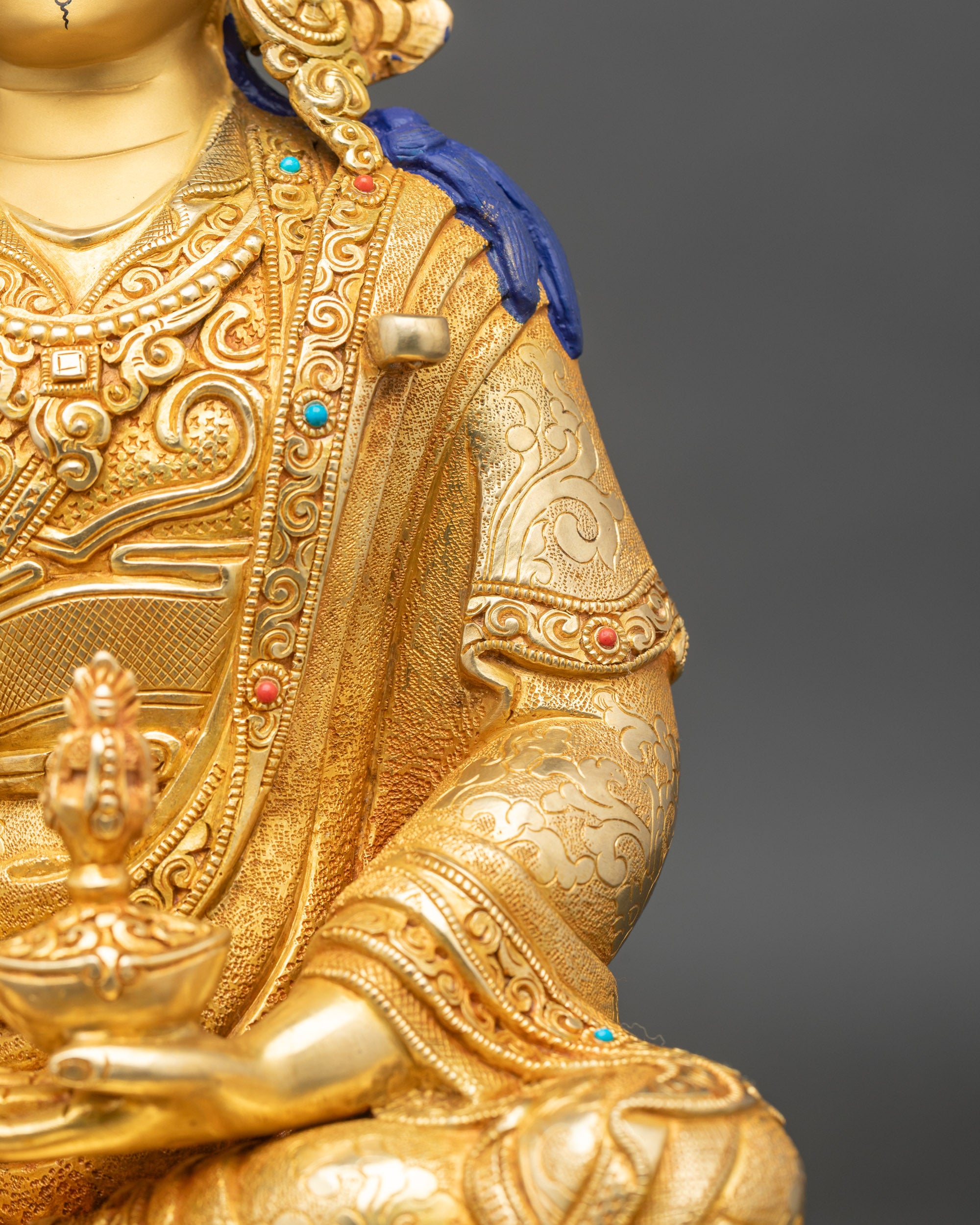 Guru Rinpoche Statue | Handicrafted Vajrayana Buddhist Sculpture