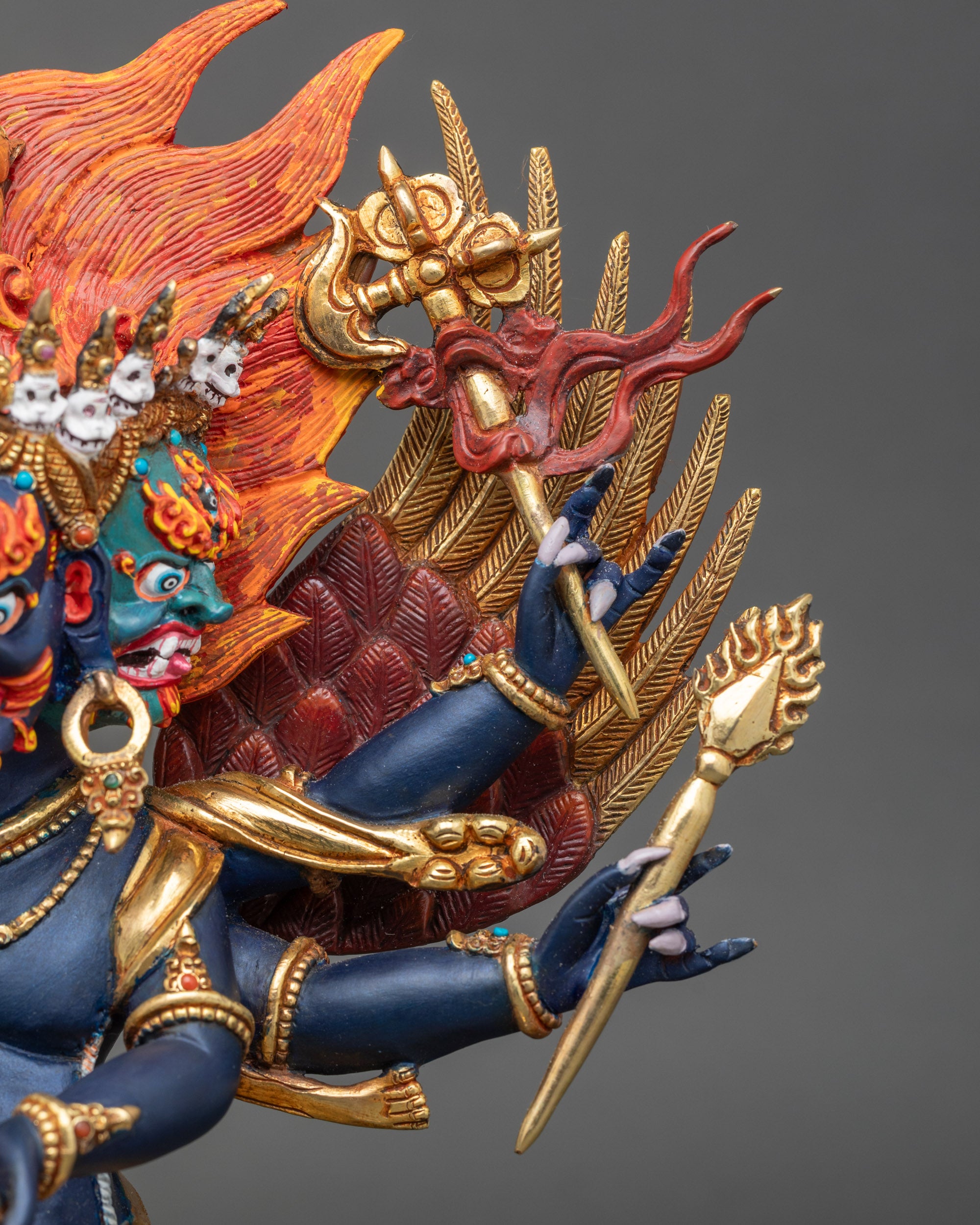 Tibetan Hayagriva Statue | Wrathful Protector of Wisdom from Nepal