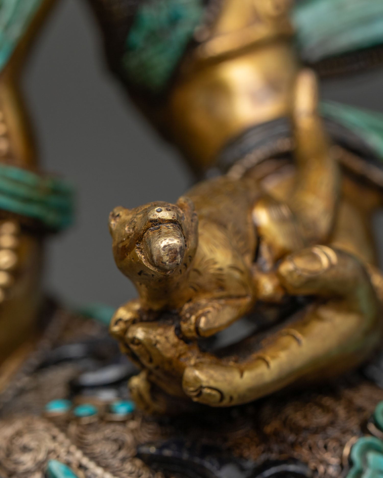 Buddhist Dzambhala Statue | Handcrafted in Nepal
