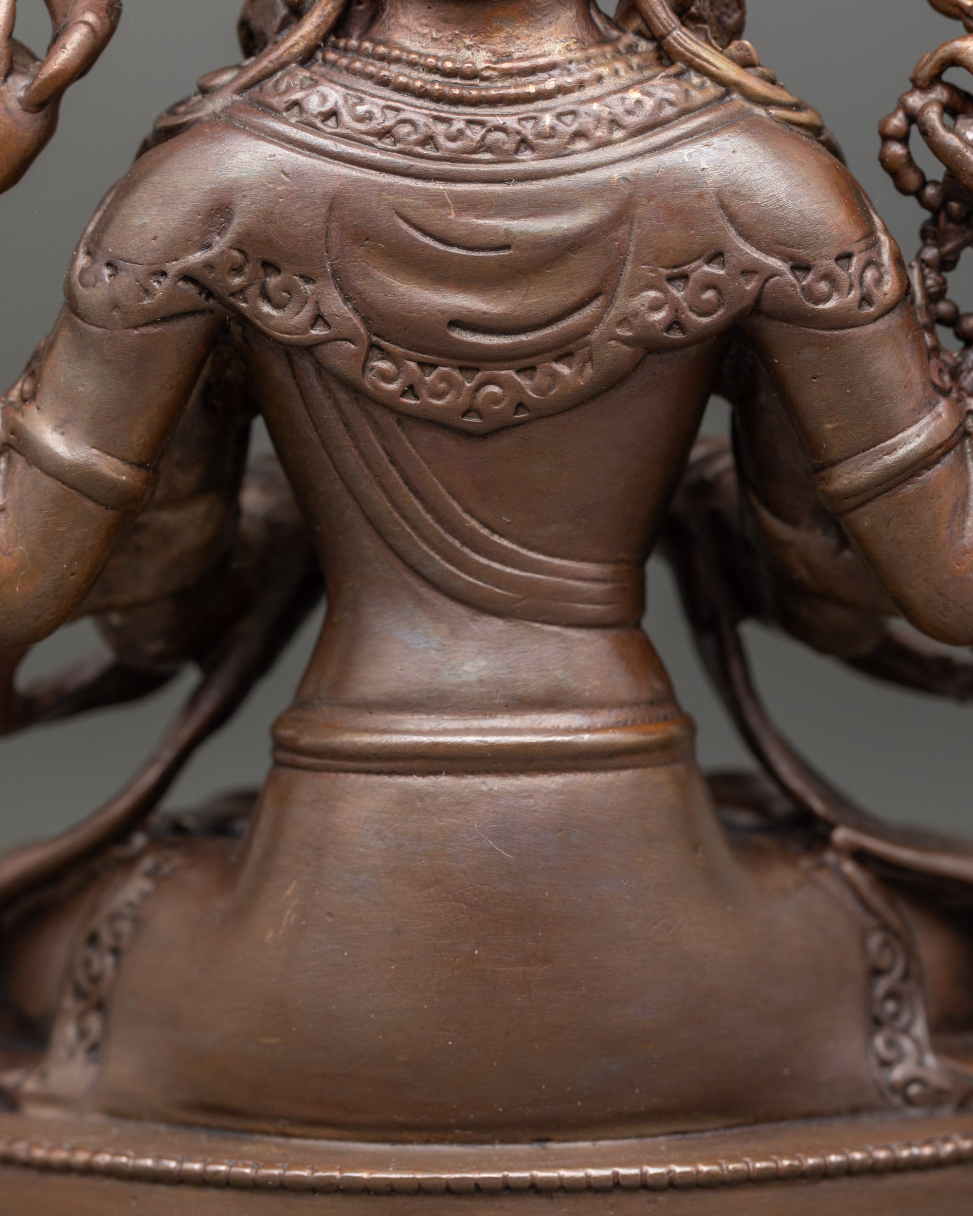 Four-Armed Chenrezig Statue | Himalayan Avalokiteshvara Sculpture