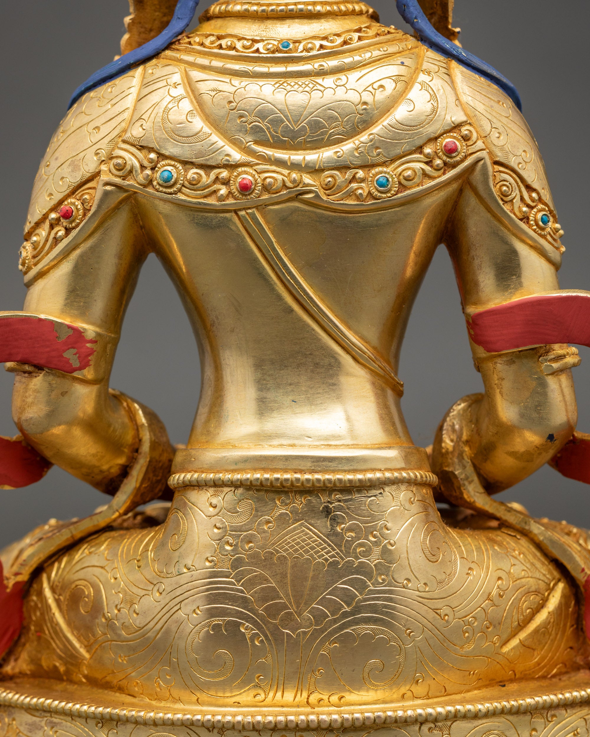 Traditional Amitayus Buddha Statue for Compassionate Blessing