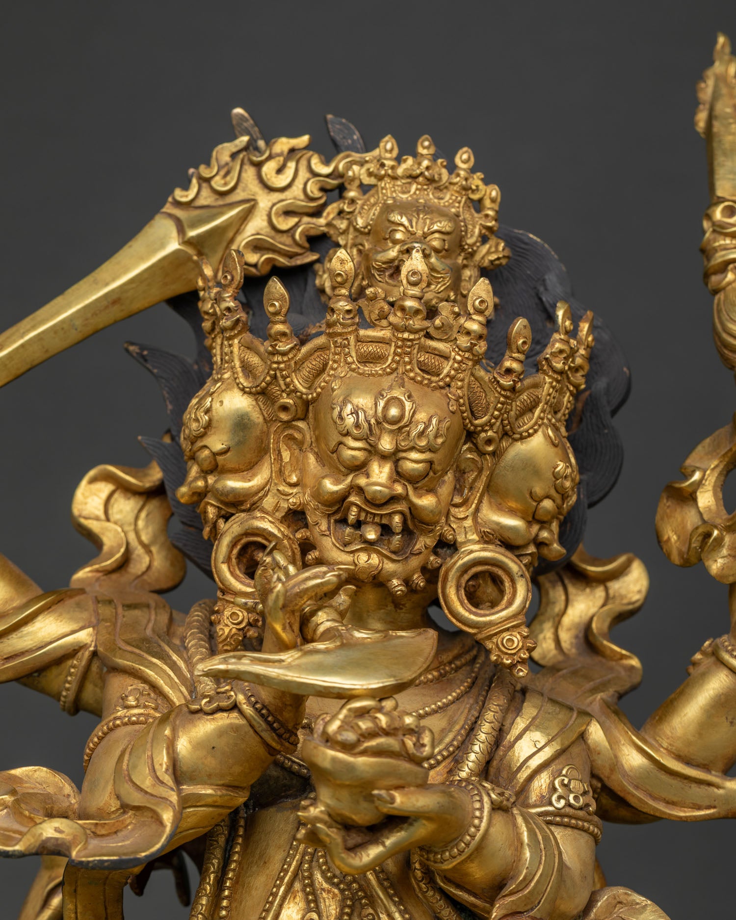 Four Arm Mahakala Statue