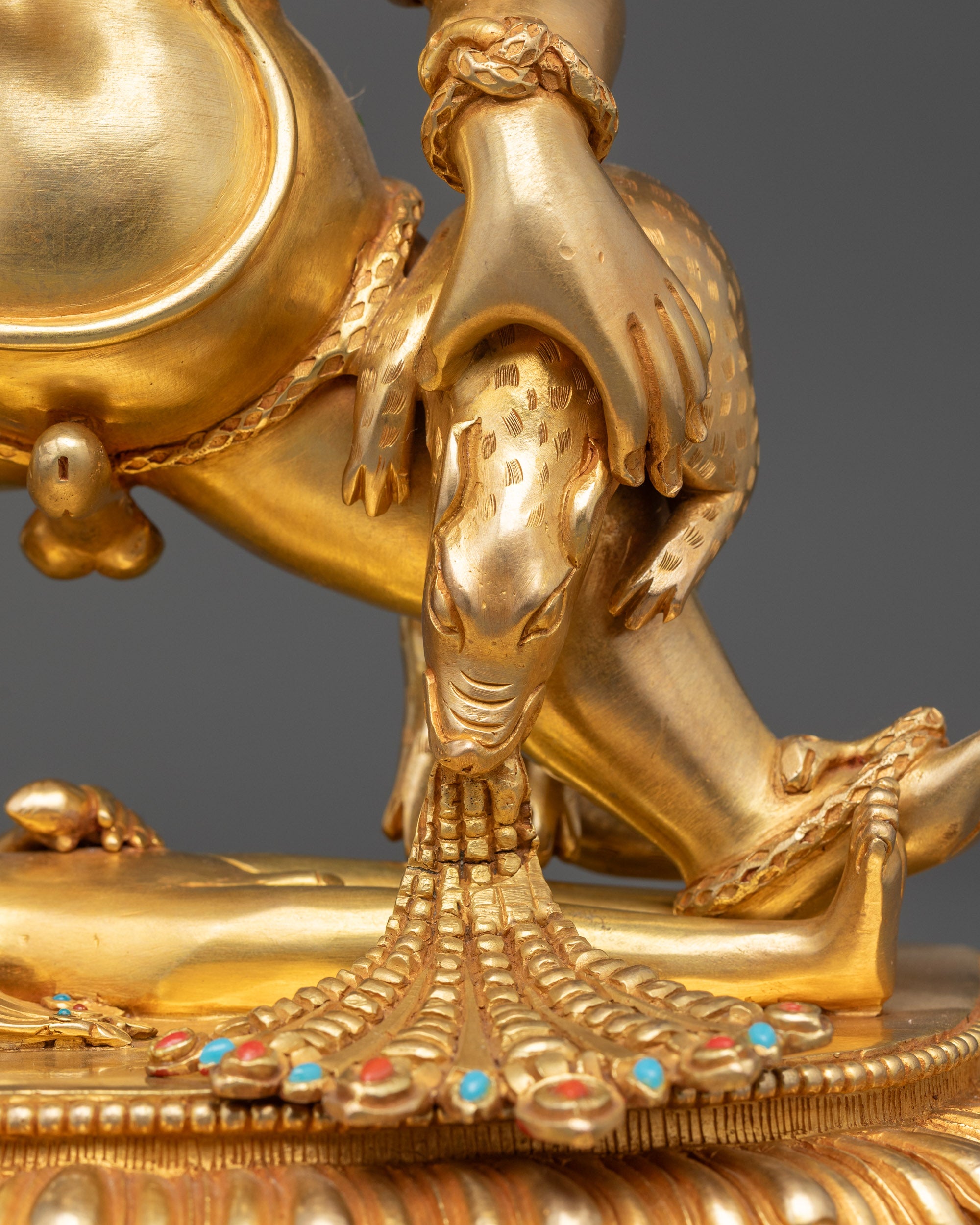 Shop Tibetan Black Dzambhala Buddha Statue to Attract Abundance