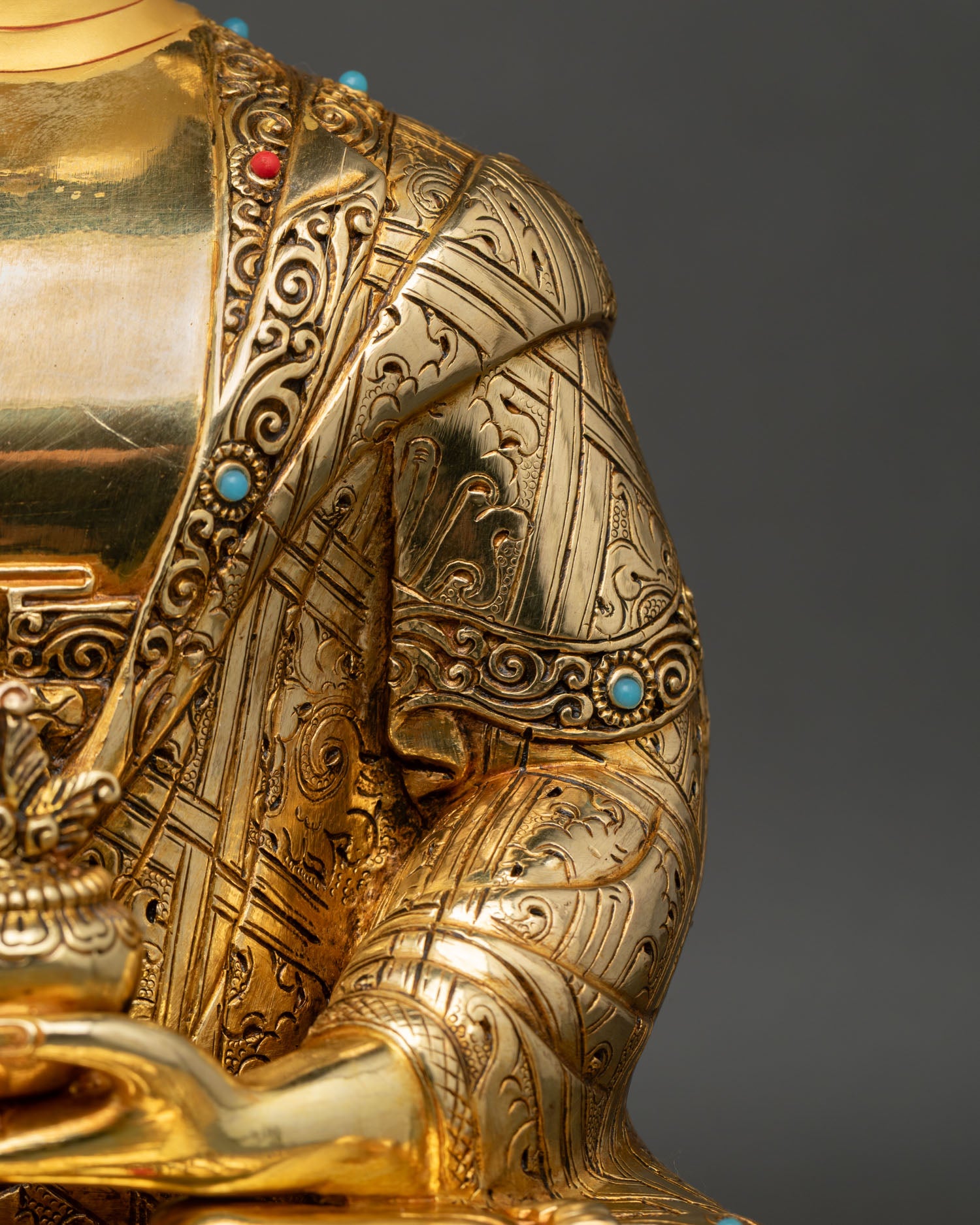 Bhaisajyaguru (Medicine Buddha) Statue | Handmade in Nepal