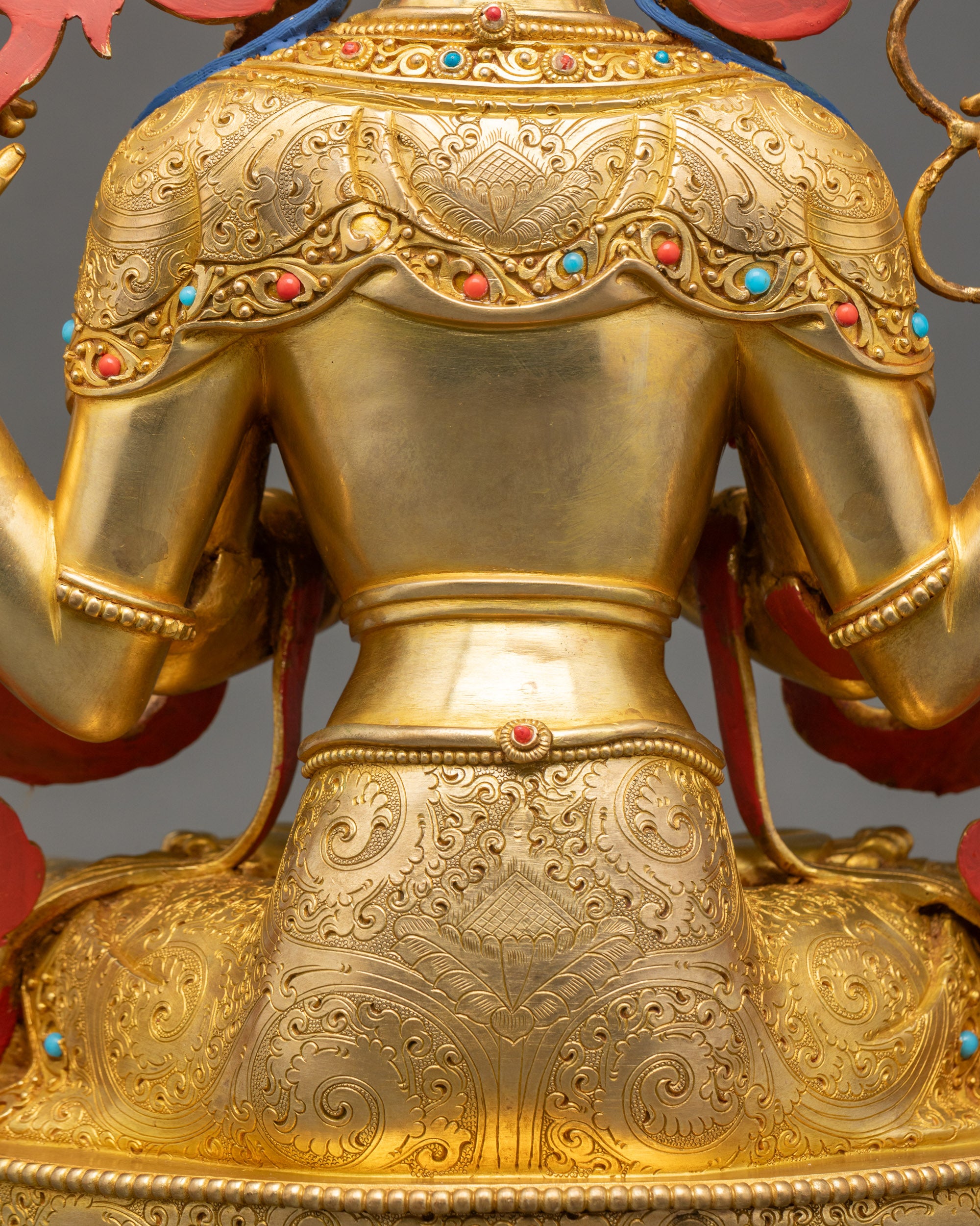Nepalese Chenrezig Statue - The Buddha of Infinite Compassion