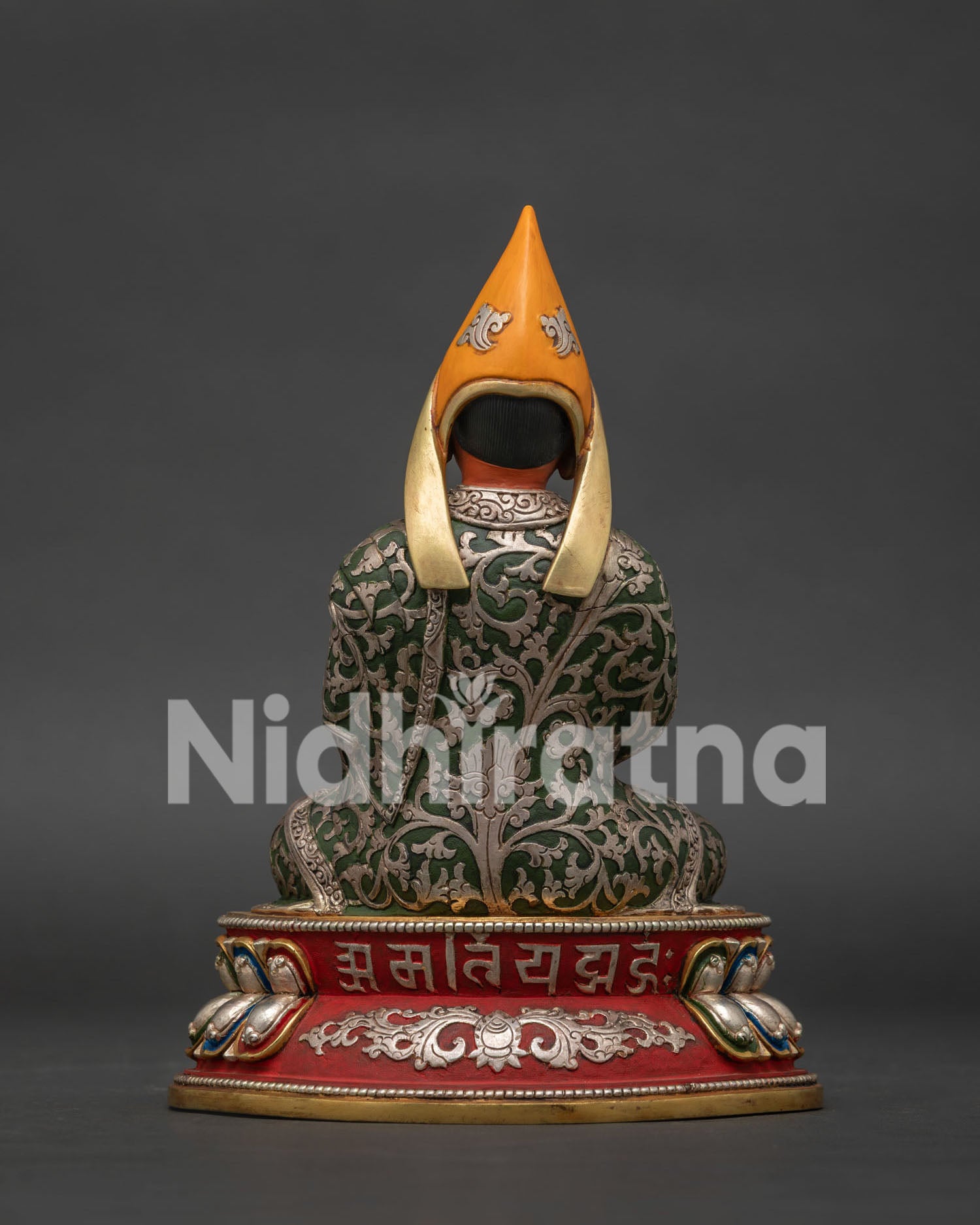 Tsongkhapa Statue Set – Tibetan Gelug Masters Figurine Collection