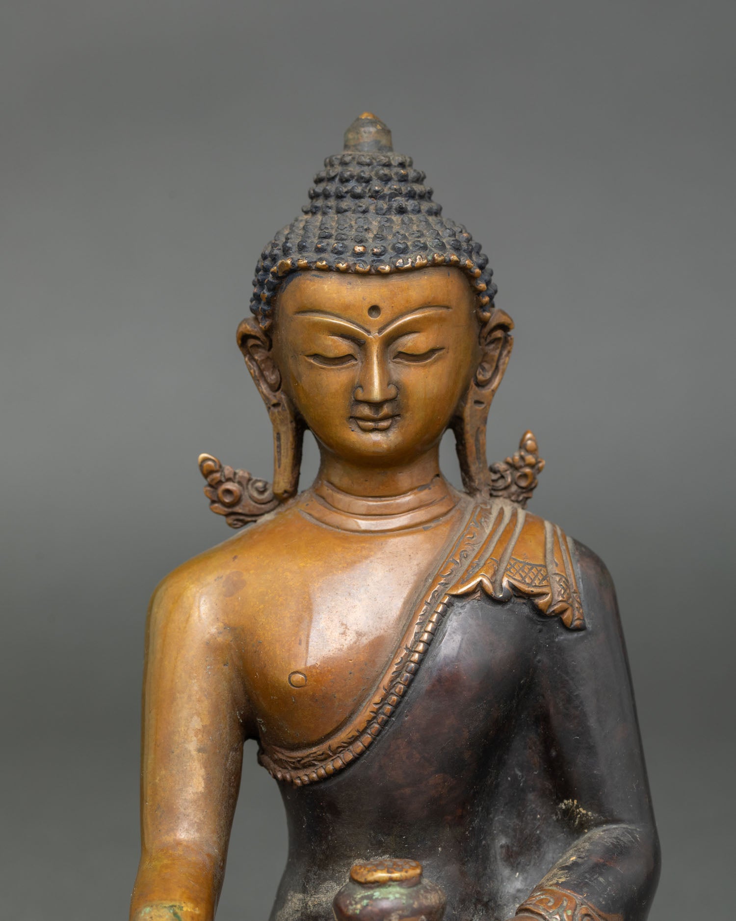 Five Dhyani Buddhas Statue | Himalayan Vajrayana Spiritual Altar Set
