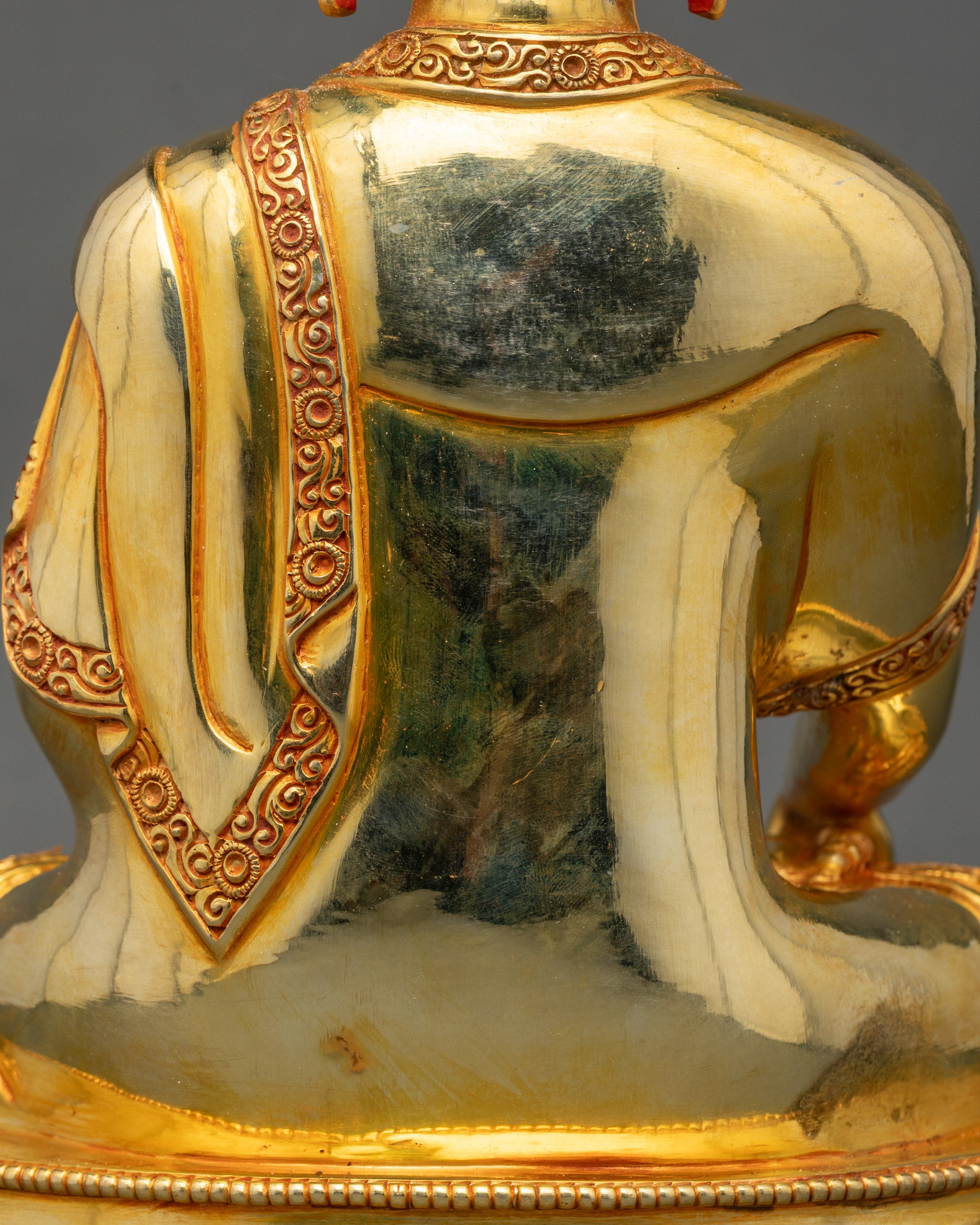 Buddha Figurine | 24K Gold Fire-Gilded Handmade Statue