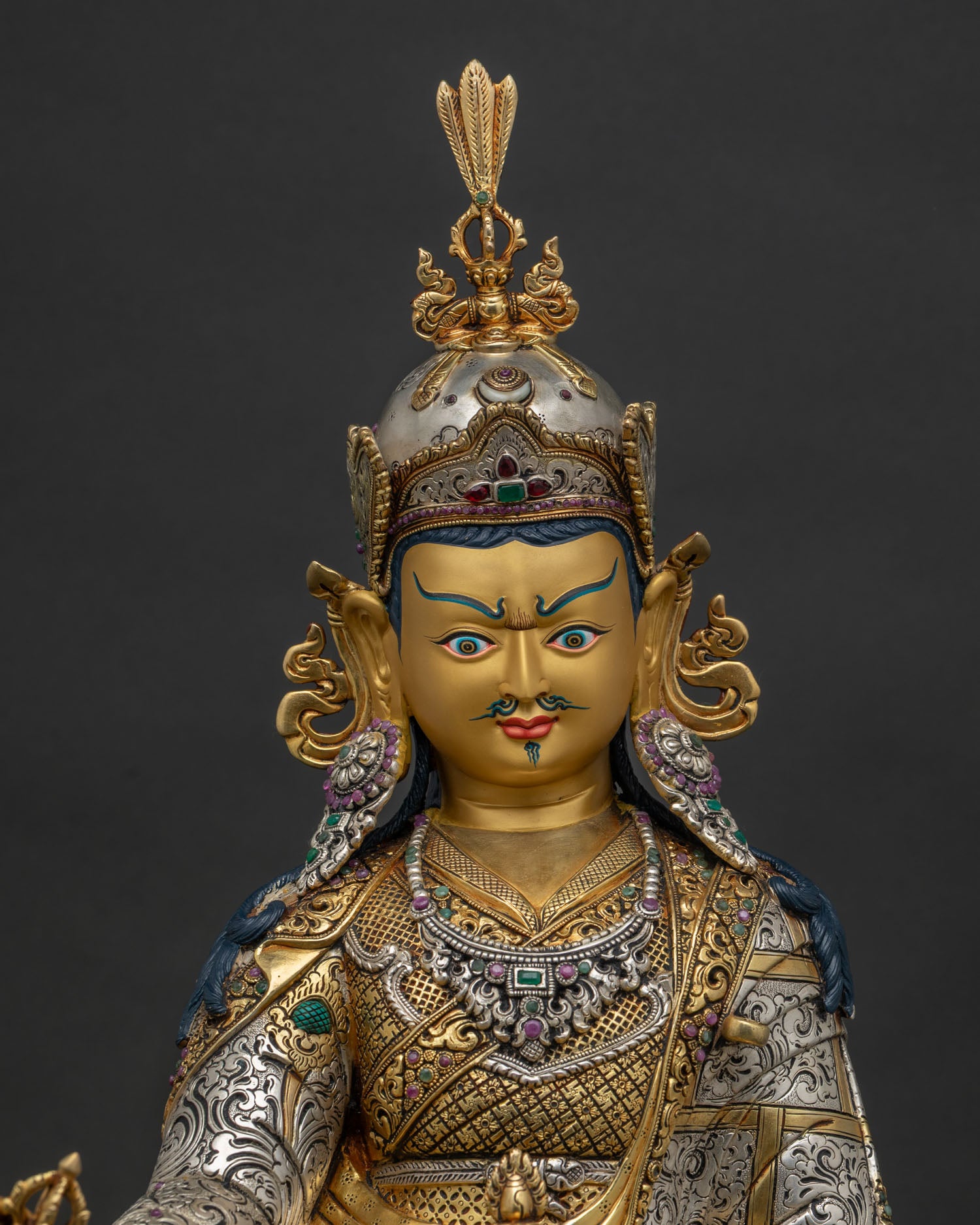 Guru Rinpoche Statue Handcrafted in Nepal | The Second Buddha of Tibet