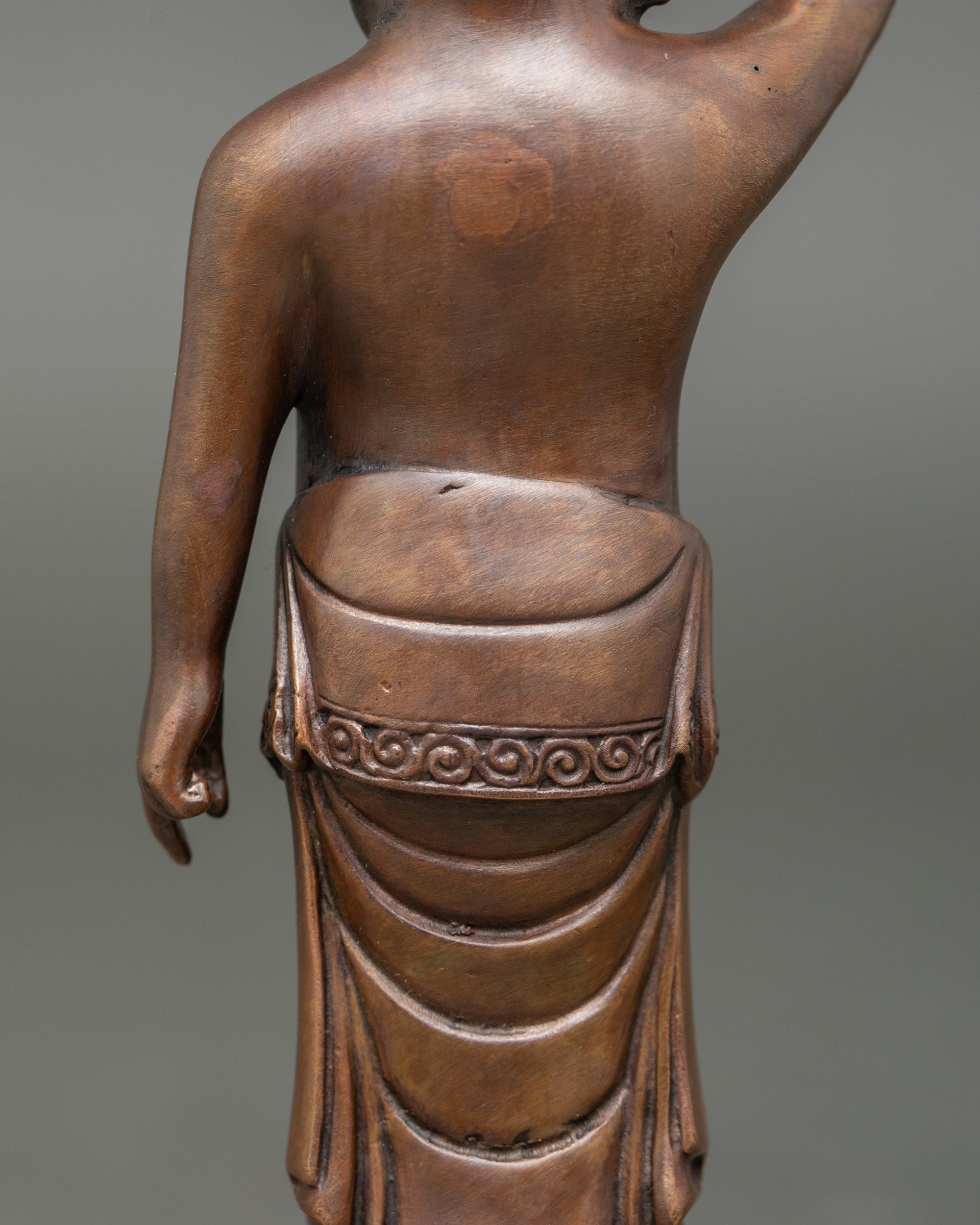 Oxidized Little Buddha Statue - Blessing of Mindfulness