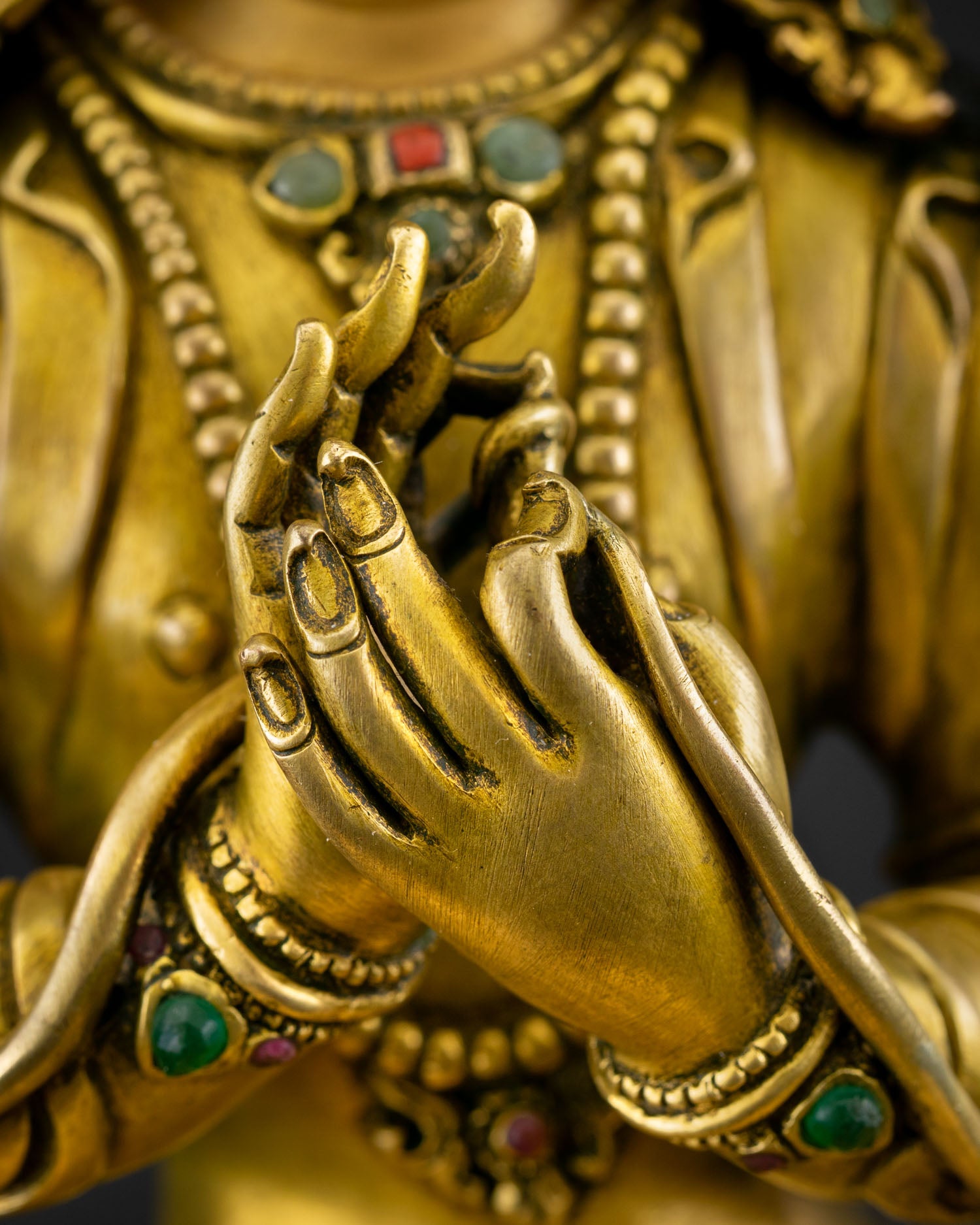 Simhanada Manjushri Statue | Prestigious Buddhist Sculpture
