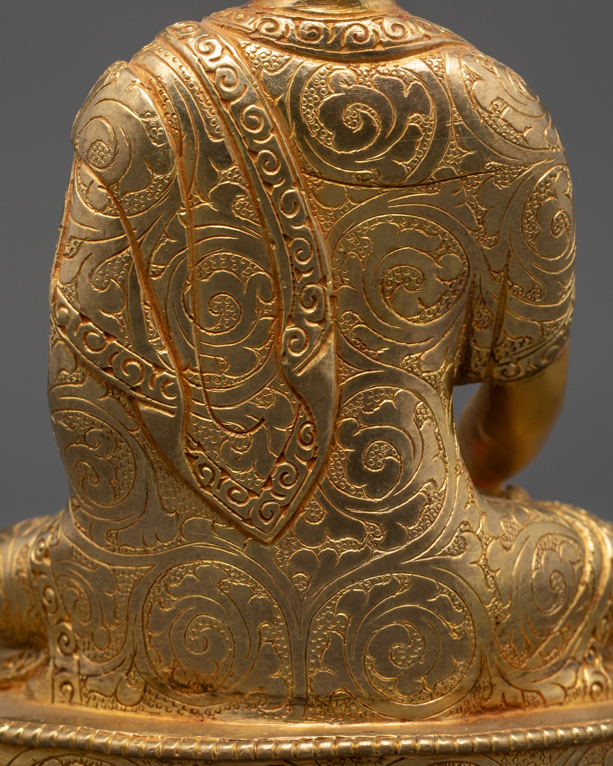 Meditating Shakyamuni Buddha Sculpture | Handcrafted Spiritual Decor