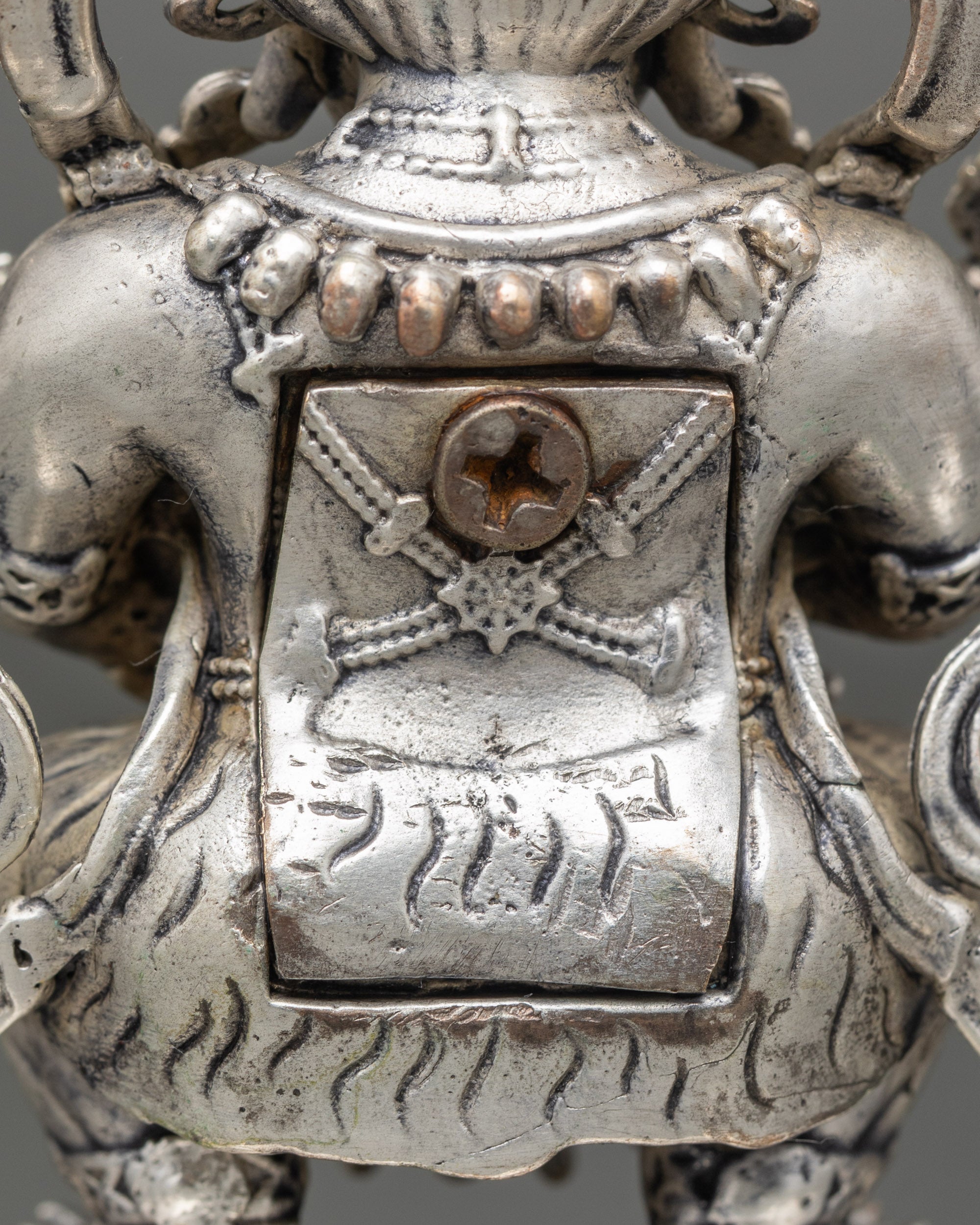 Sakya Mahakala Statue | Protective Deity Sculpture Handmade in Nepal