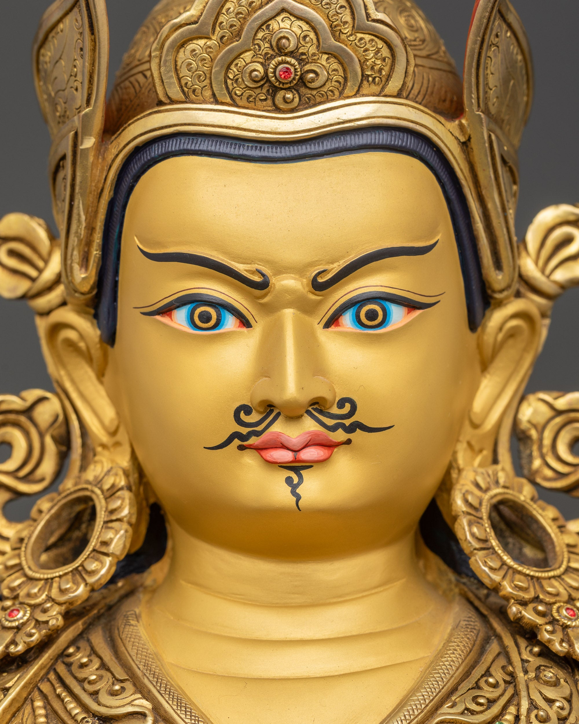 Guru Rinpoche Statue from Nepal | Lost-Wax Casted Buddhist Artwork