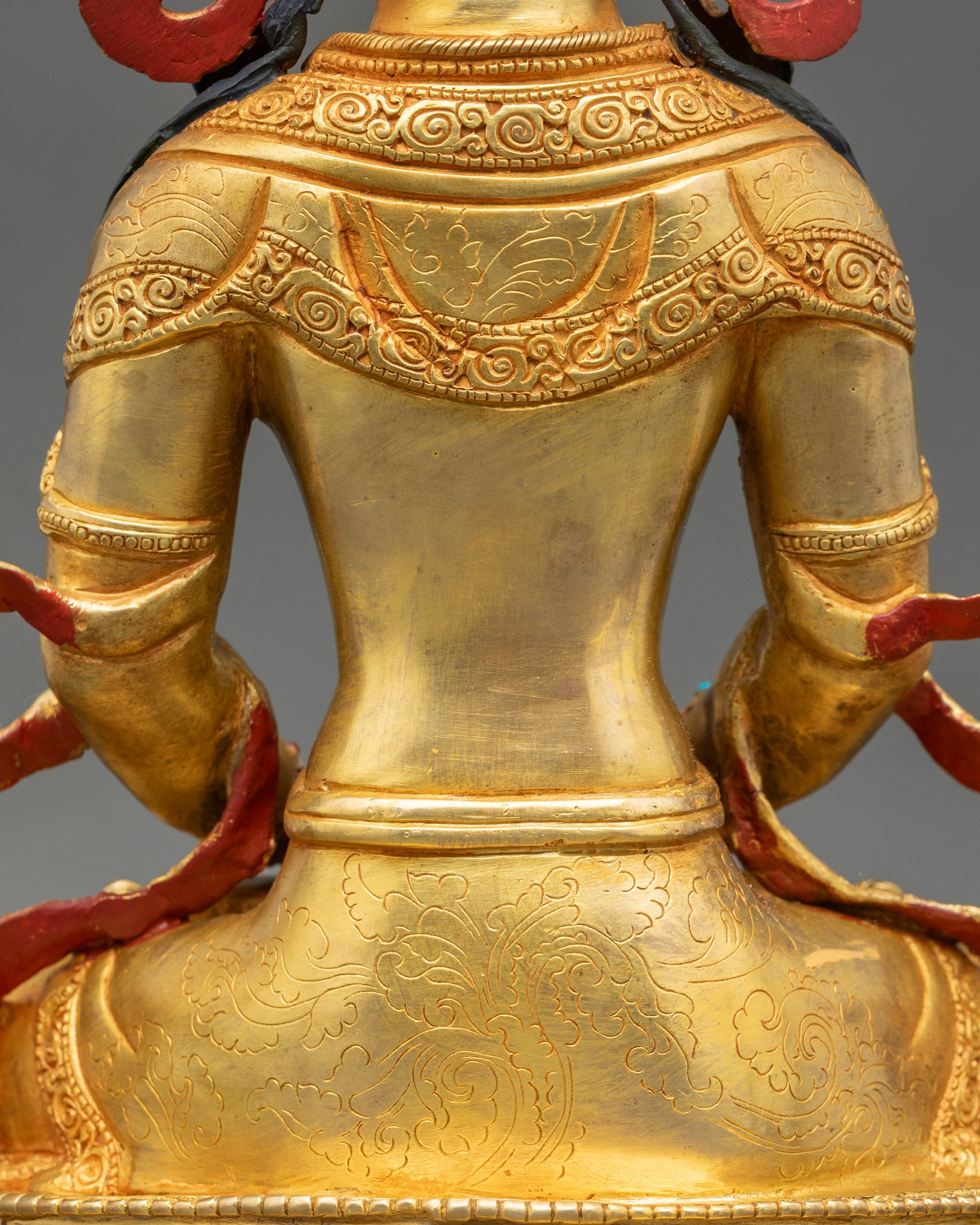Amitayus Statue | Handmade Long Life Deity Figurine from Nepal